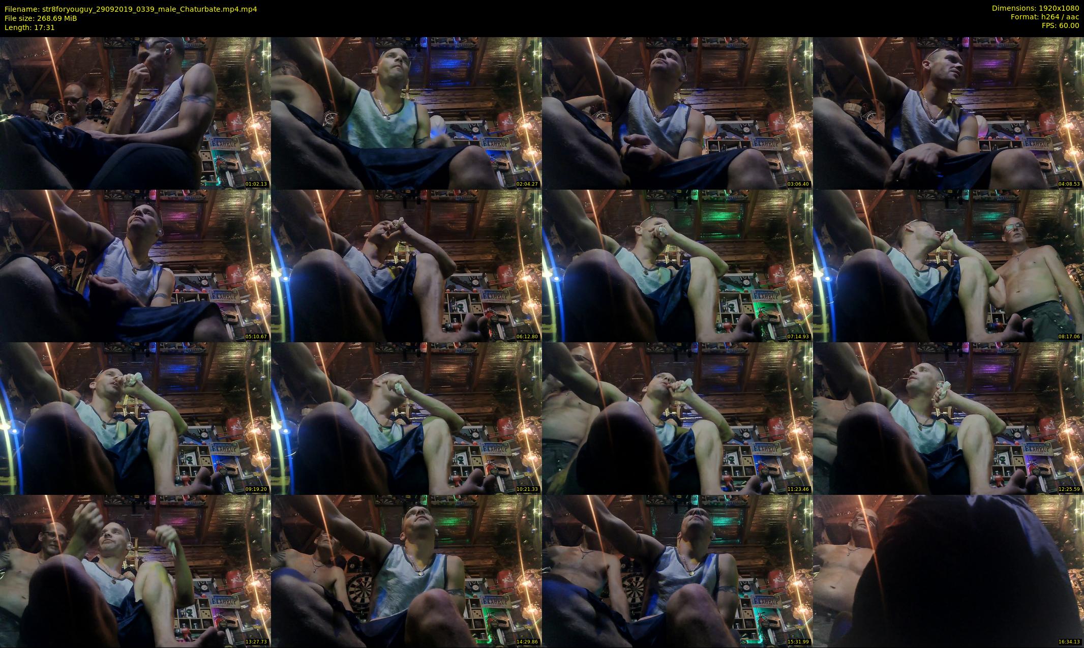 str8foryouguy — 18 minute Chaturbate male cam show recording, 1080p, Sep 29, 2019