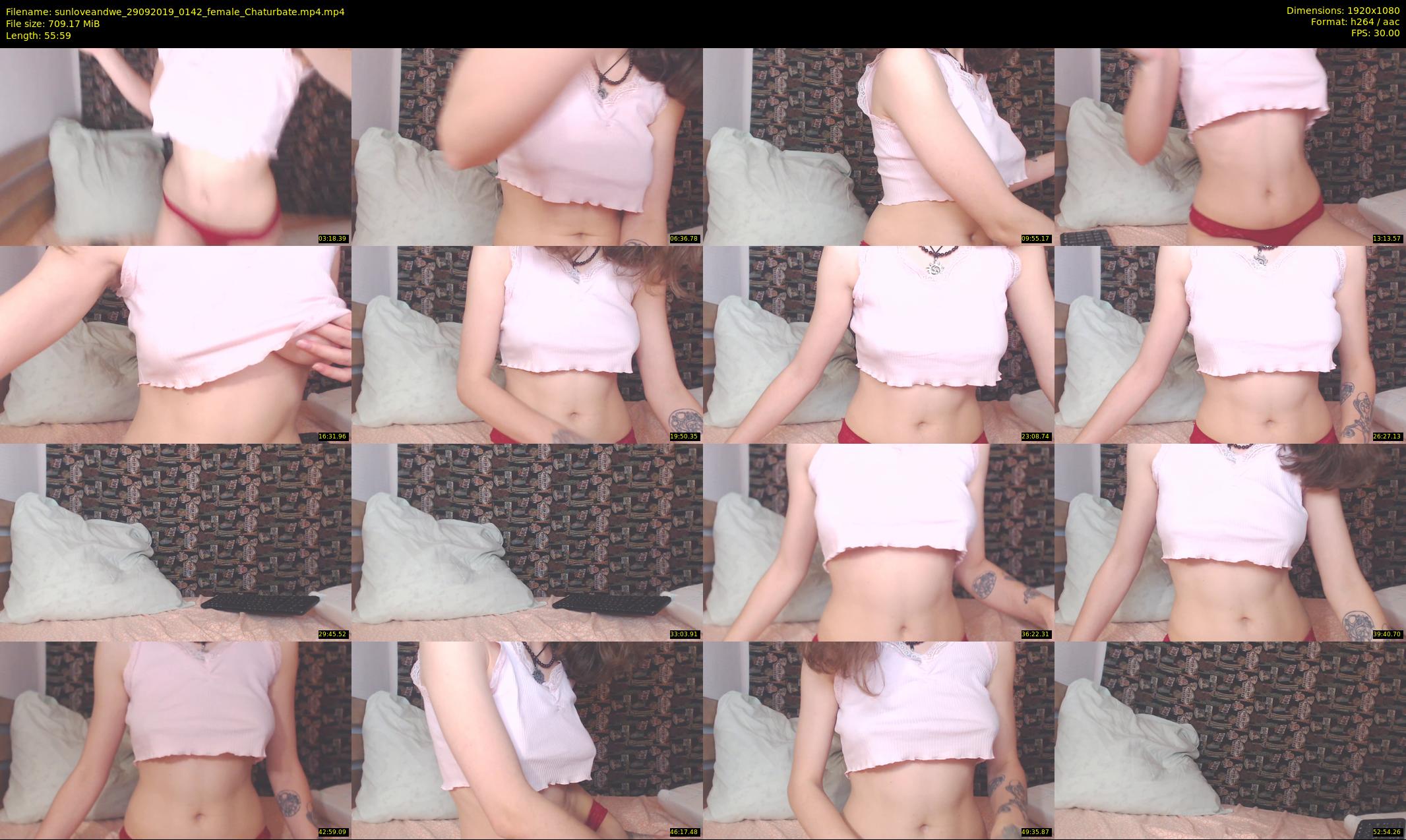 sunloveandwe — 56 minute Chaturbate female cam show recording, 1080p, Sep 29, 2019