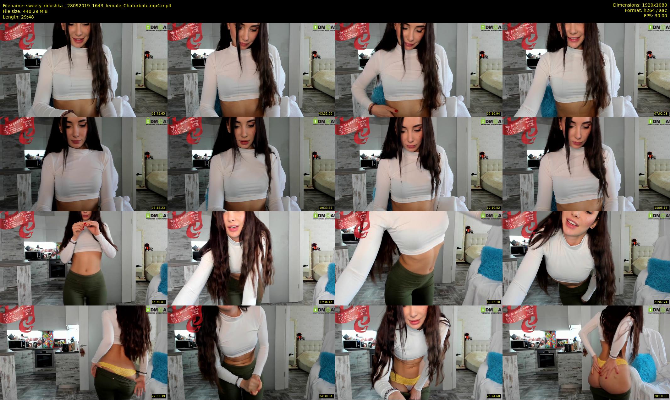 sweety_rinushka_ — 30 minute Chaturbate female cam show recording, 1080p, Sep 28, 2019