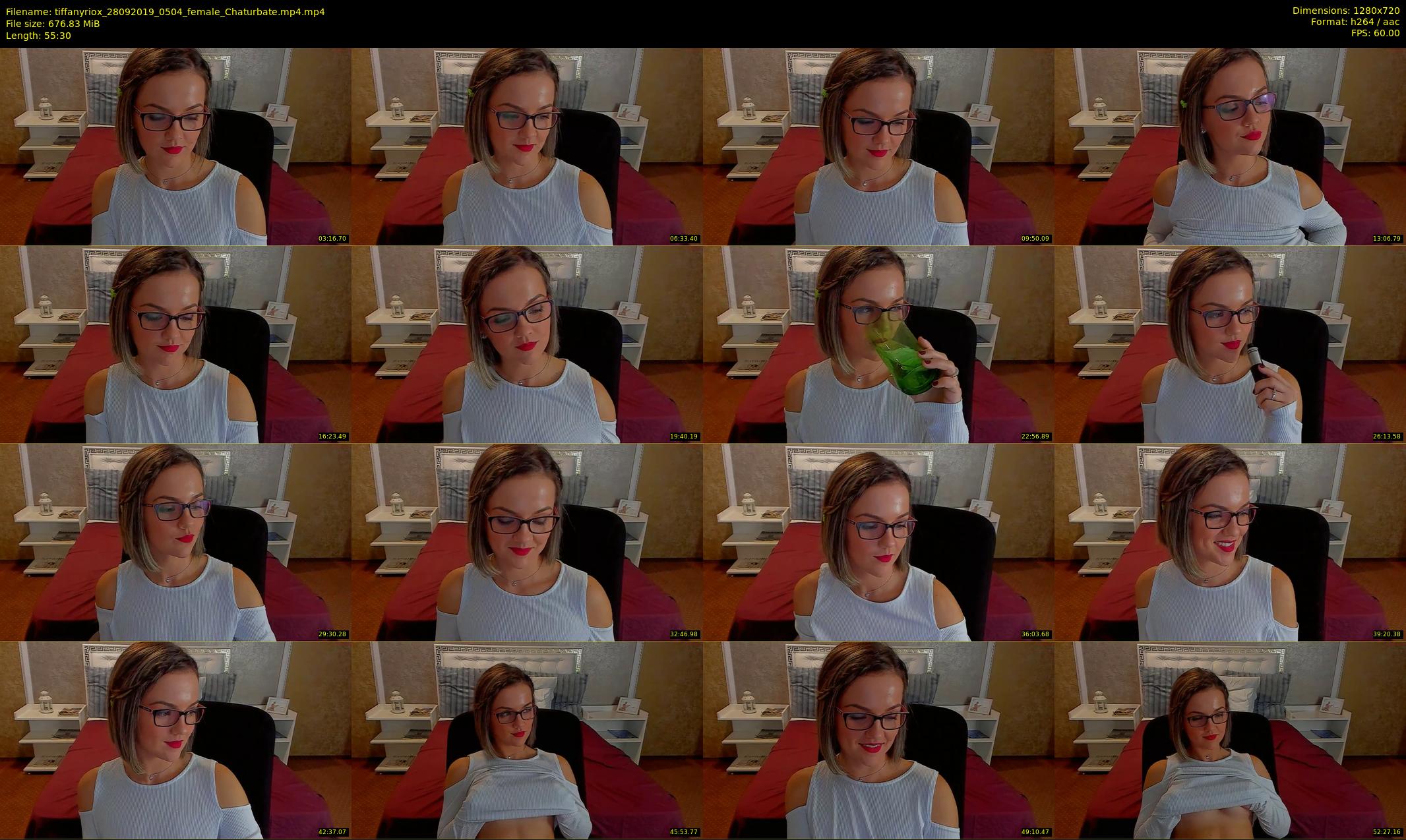 tiffanyriox — 56 minute Chaturbate female cam show recording, 720p, Sep 28, 2019
