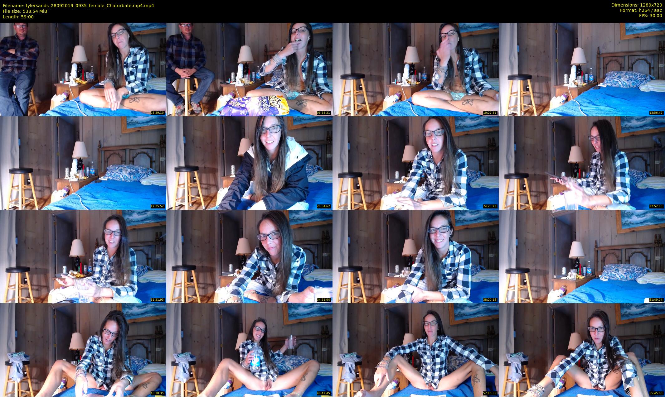 tylersands — 59 minute Chaturbate female cam show recording, 720p, Sep 28, 2019