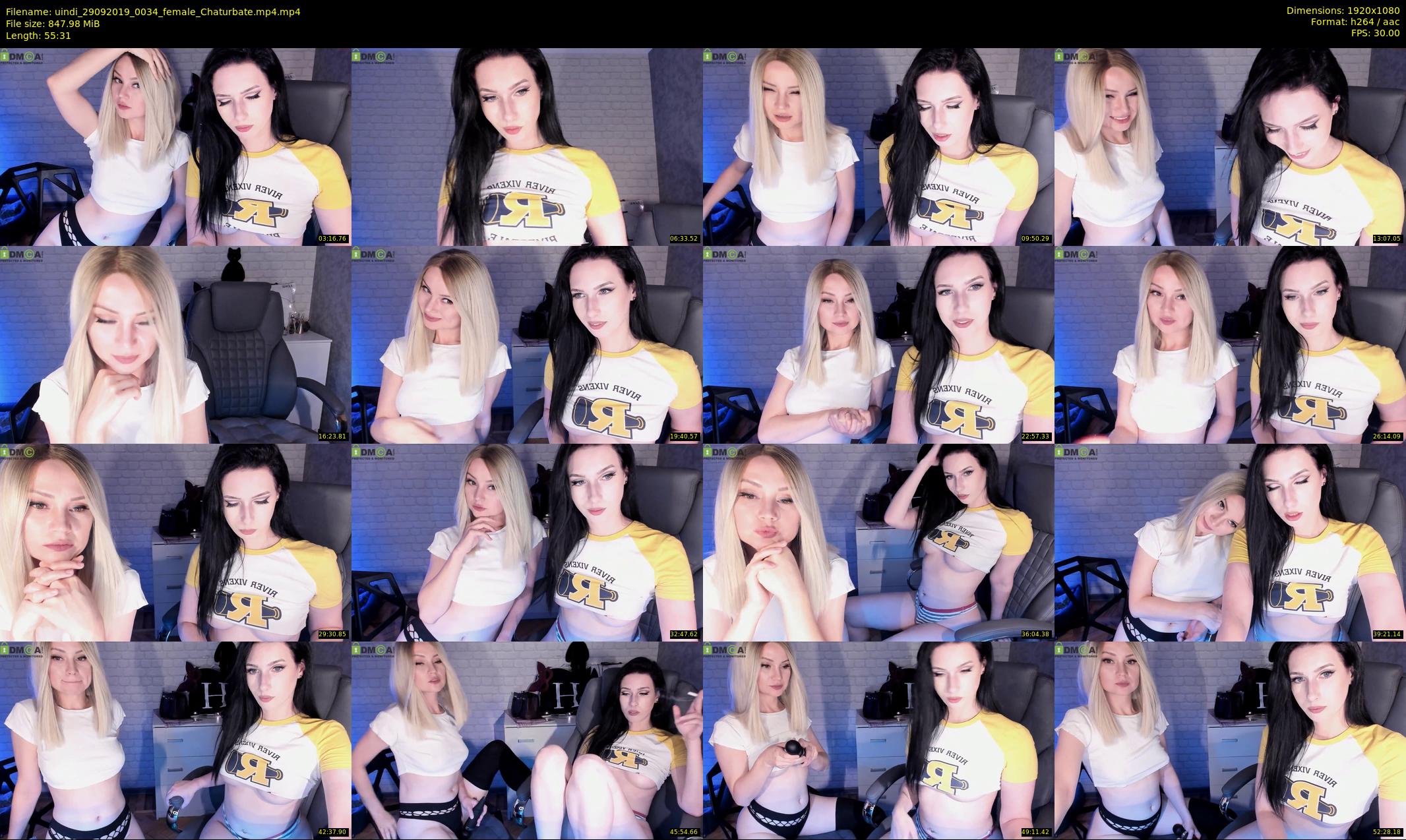 uindi — 56 minute Chaturbate female cam show recording, 1080p, Sep 29, 2019