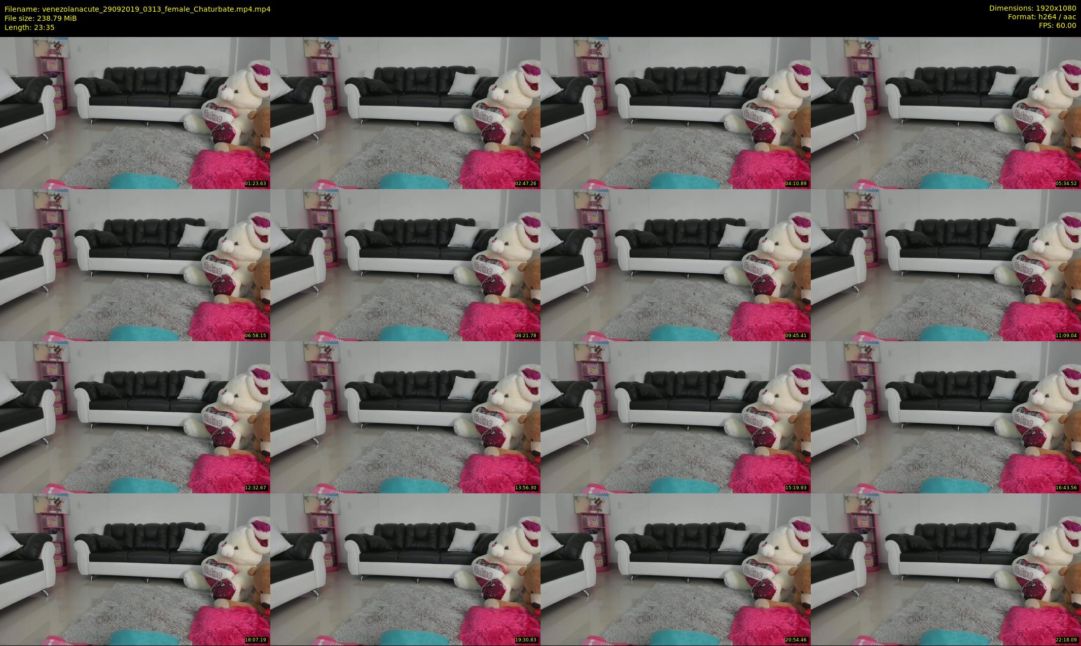 venezolanacute — 24 minute Chaturbate female cam show recording, 1080p, Sep 29, 2019