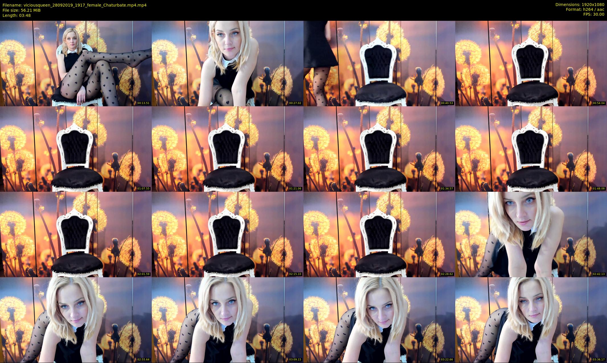 viciousqueen — 4 minute Chaturbate female cam show recording, 1080p, Sep 28, 2019