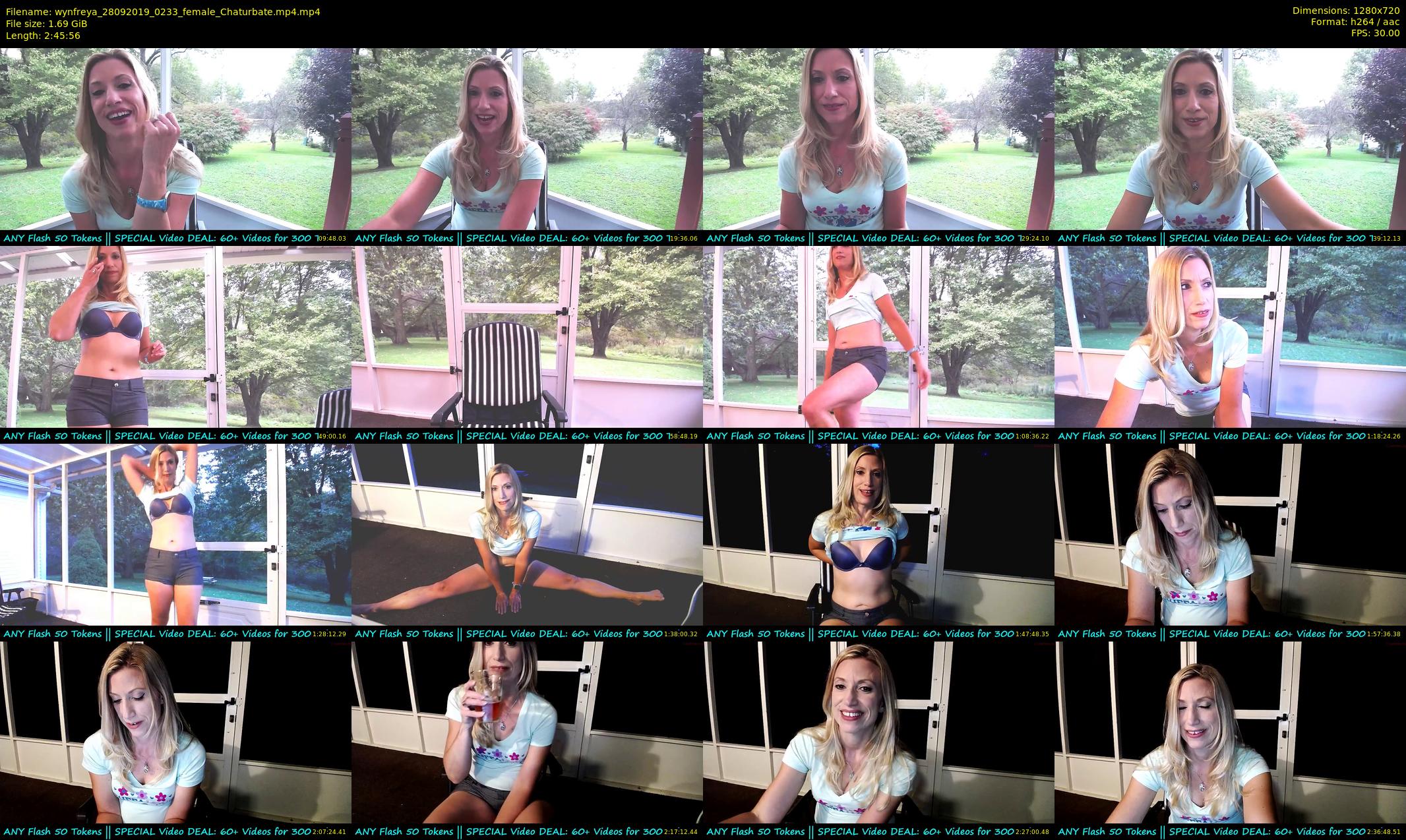wynfreya — 166 minute Chaturbate female cam show recording, 720p, Sep 28, 2019