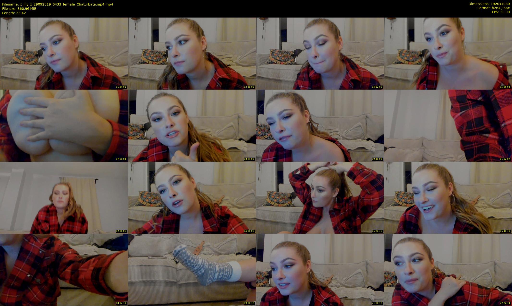 x_lily_x — 24 minute Chaturbate female cam show recording, 1080p, Sep 29, 2019