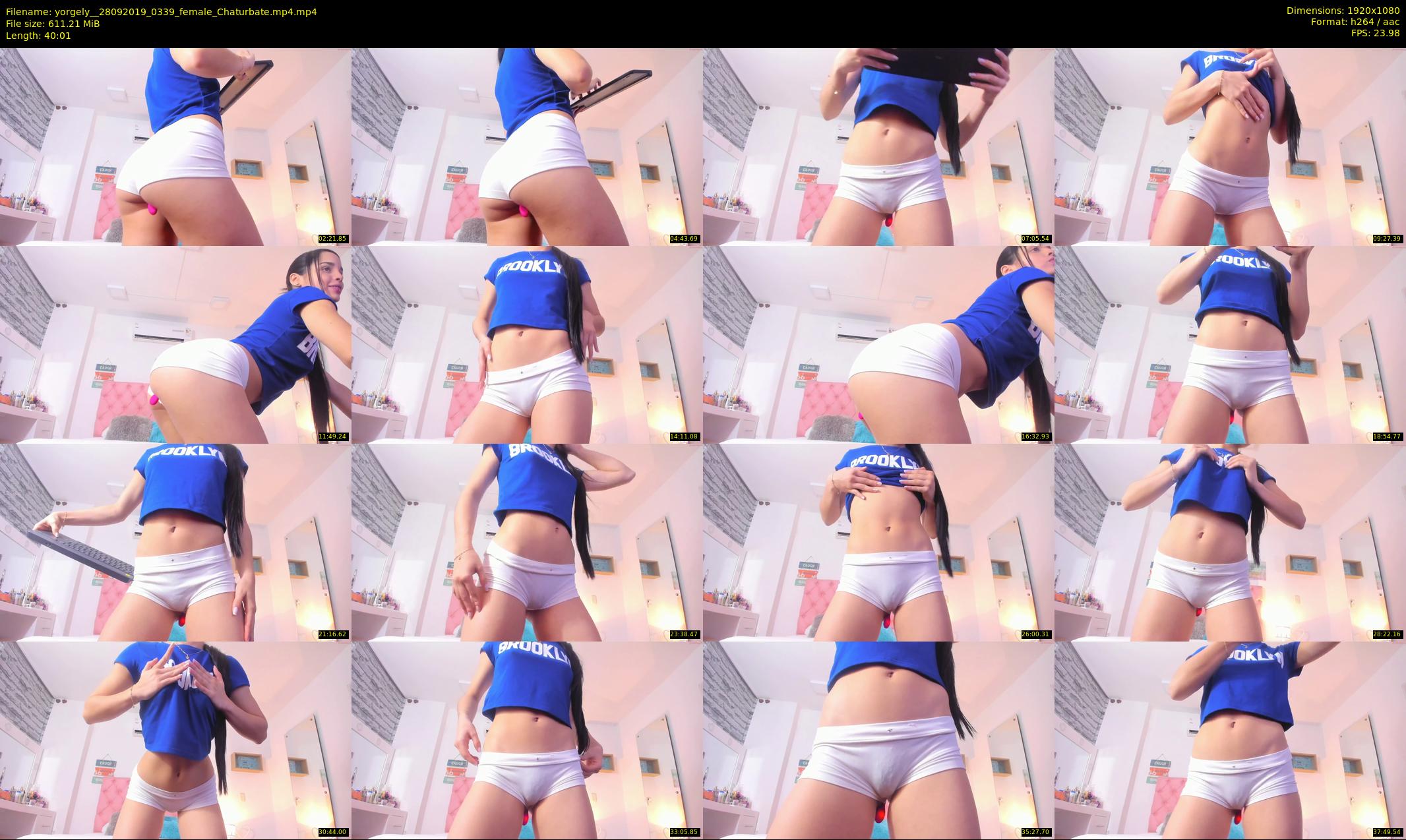 yorgely_ — 41 minute Chaturbate female cam show recording, 1080p, Sep 28, 2019
