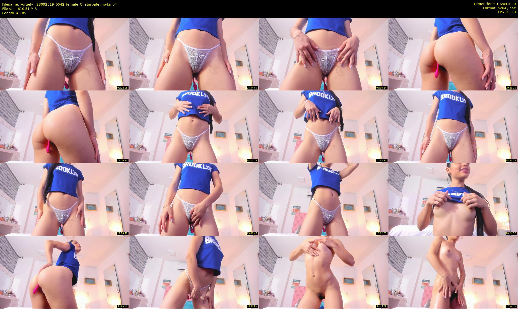 yorgely_ — 41 minute Chaturbate female cam show recording, 1080p, Sep 28, 2019
