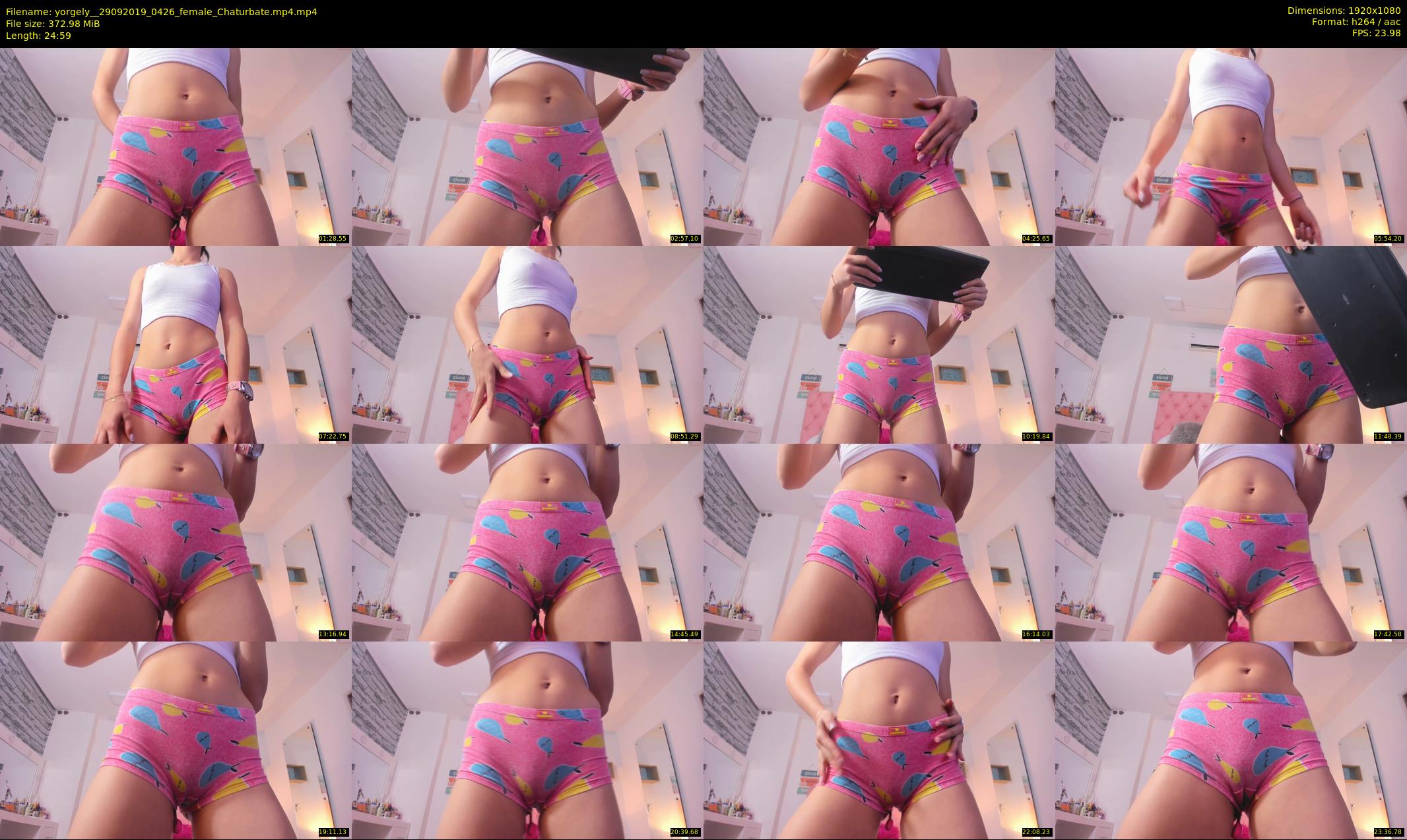 yorgely_ — 25 minute Chaturbate female cam show recording, 1080p, Sep 29, 2019