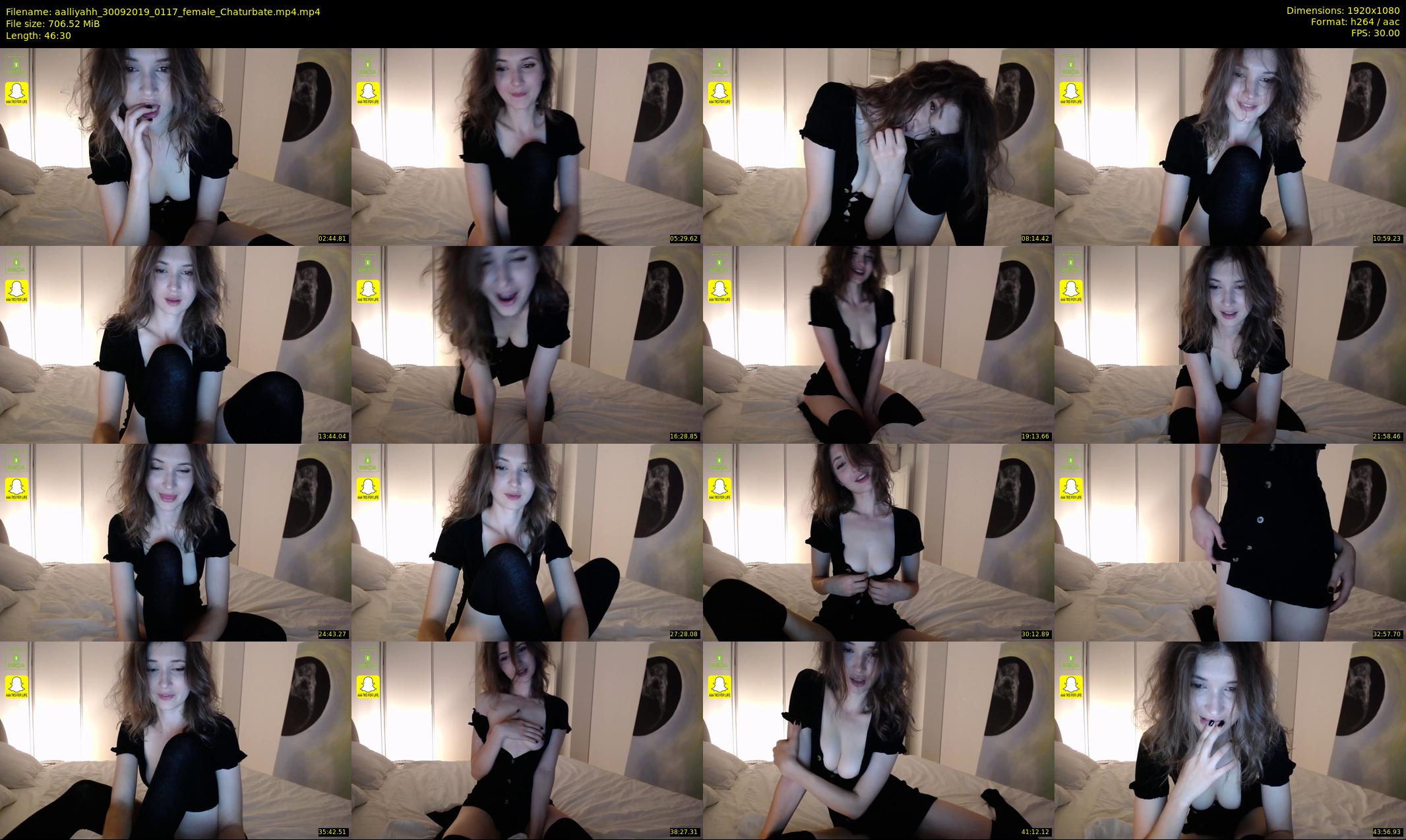 aalliyahh — 47 minute Chaturbate female cam show recording, 1080p, Sep 30, 2019