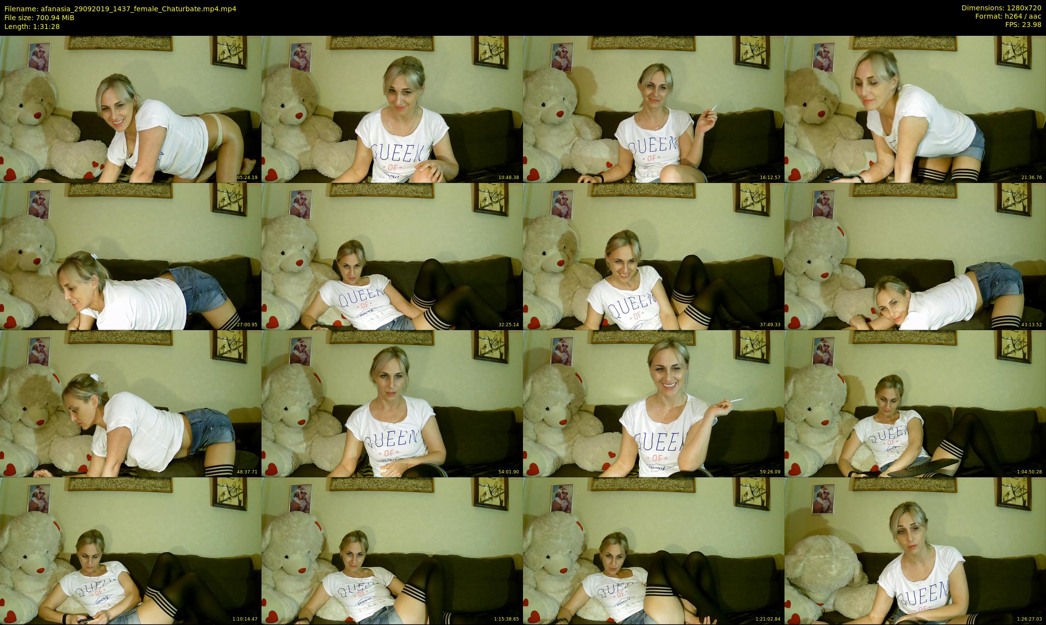 afanasia — 92 minute Chaturbate female cam show recording, 720p, Sep 29, 2019