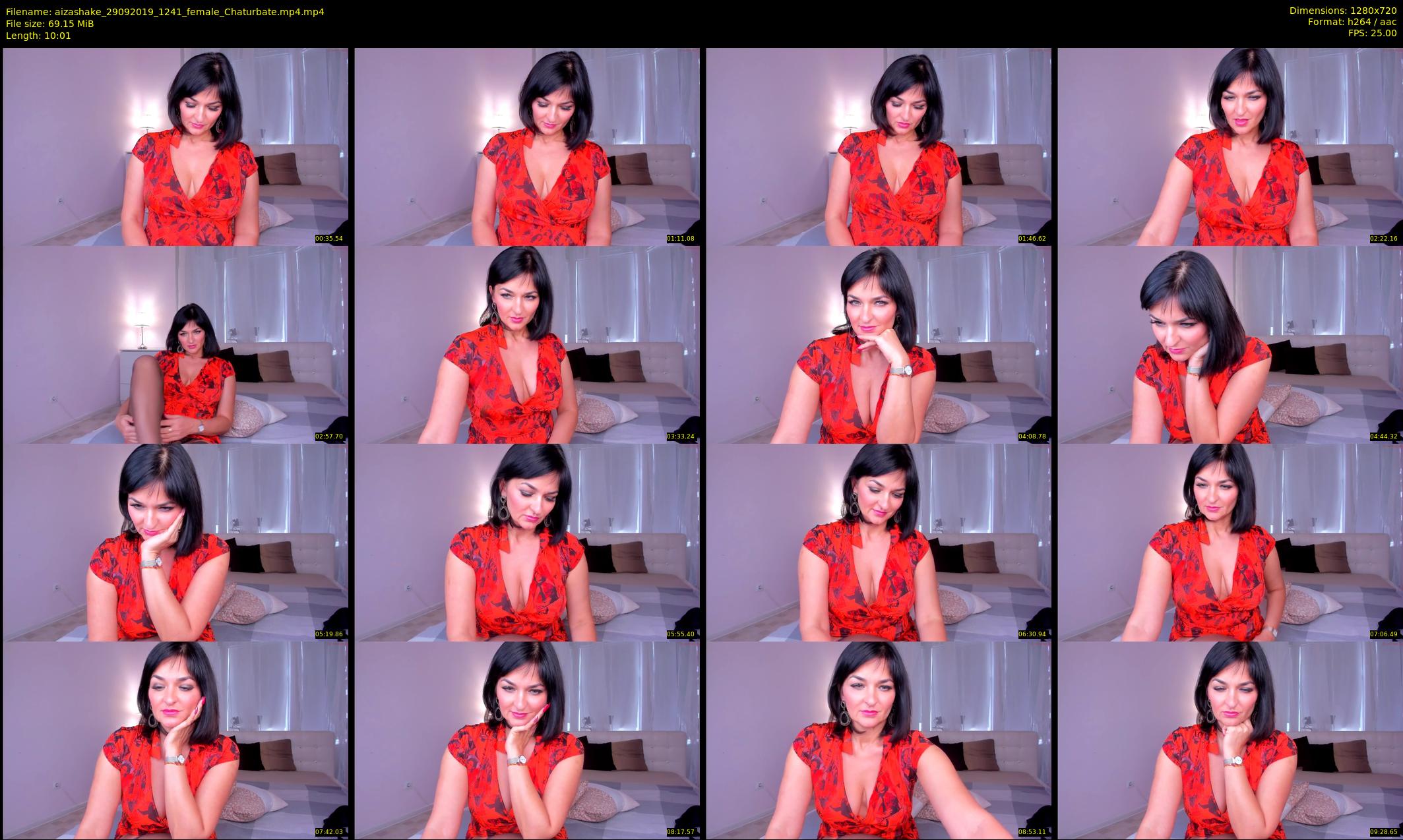 aizashake — 11 minute Chaturbate female cam show recording, 720p, Sep 29, 2019