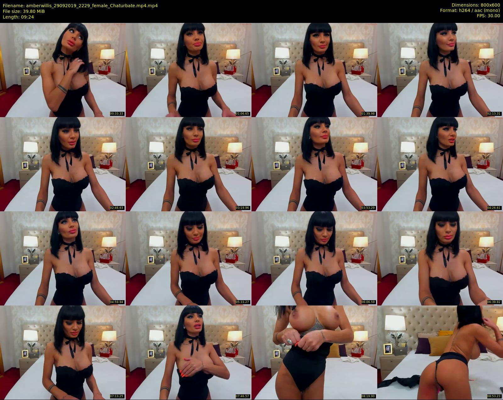 amberwillis — 10 minute Chaturbate female cam show recording, 480p, Sep 29, 2019