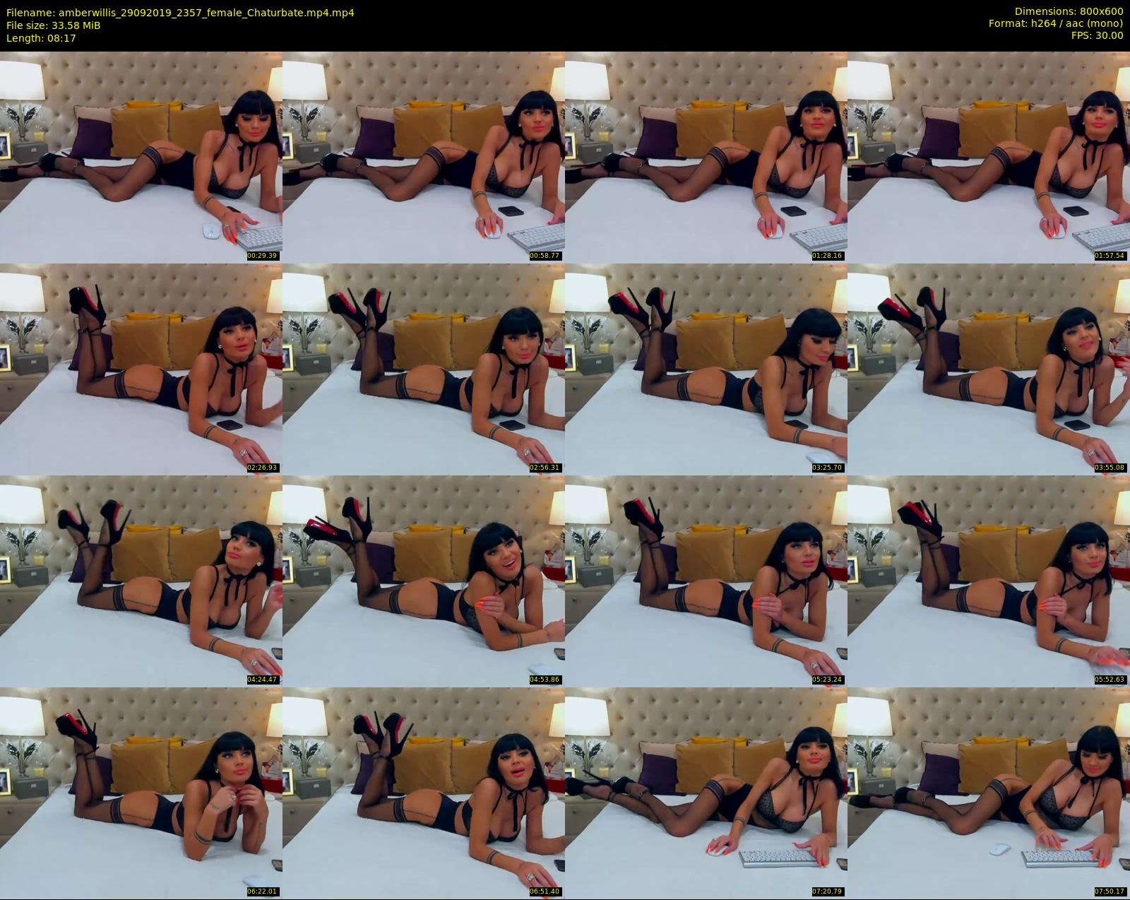 amberwillis — 9 minute Chaturbate female cam show recording, 480p, Sep 29, 2019