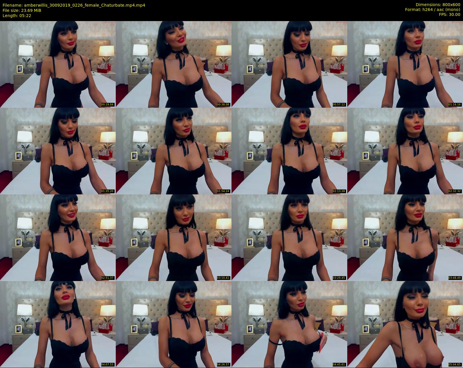 amberwillis — 6 minute Chaturbate female cam show recording, 480p, Sep 30, 2019