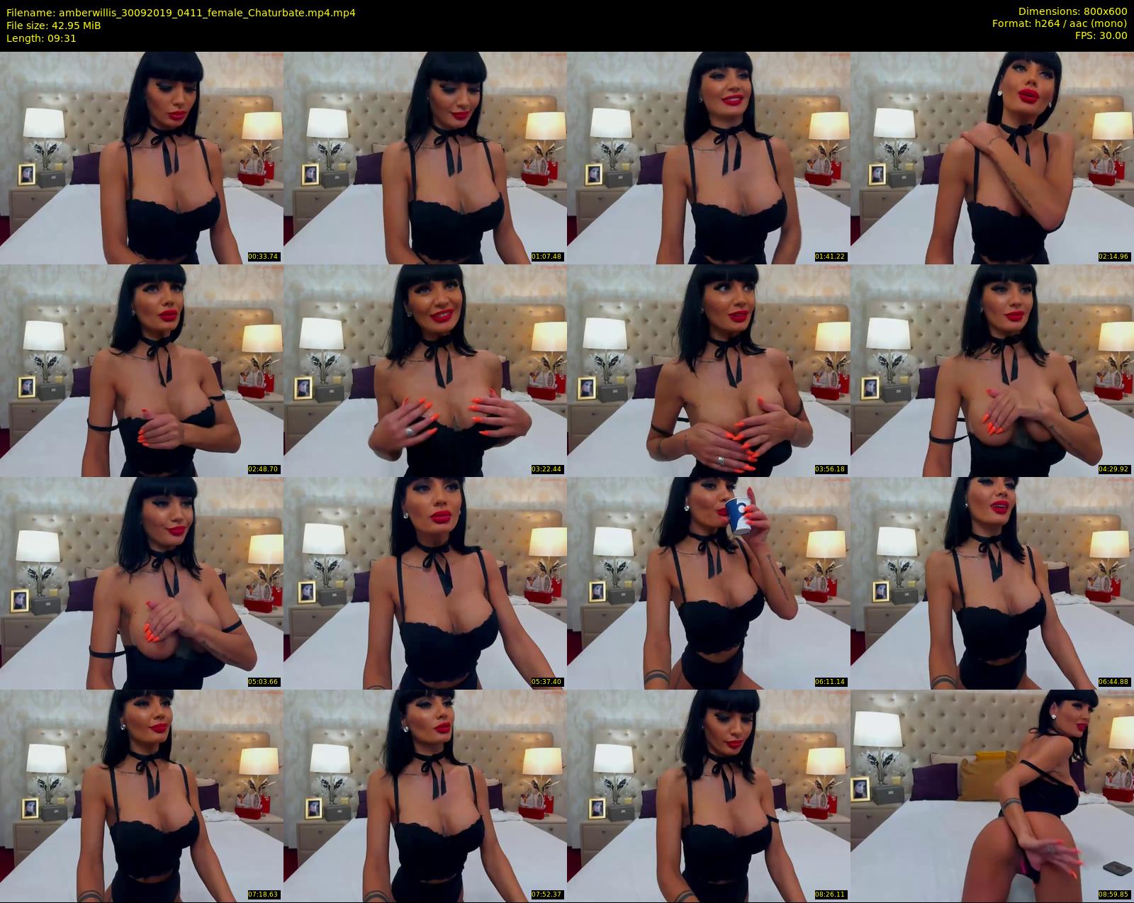 amberwillis — 10 minute Chaturbate female cam show recording, 480p, Sep 30, 2019