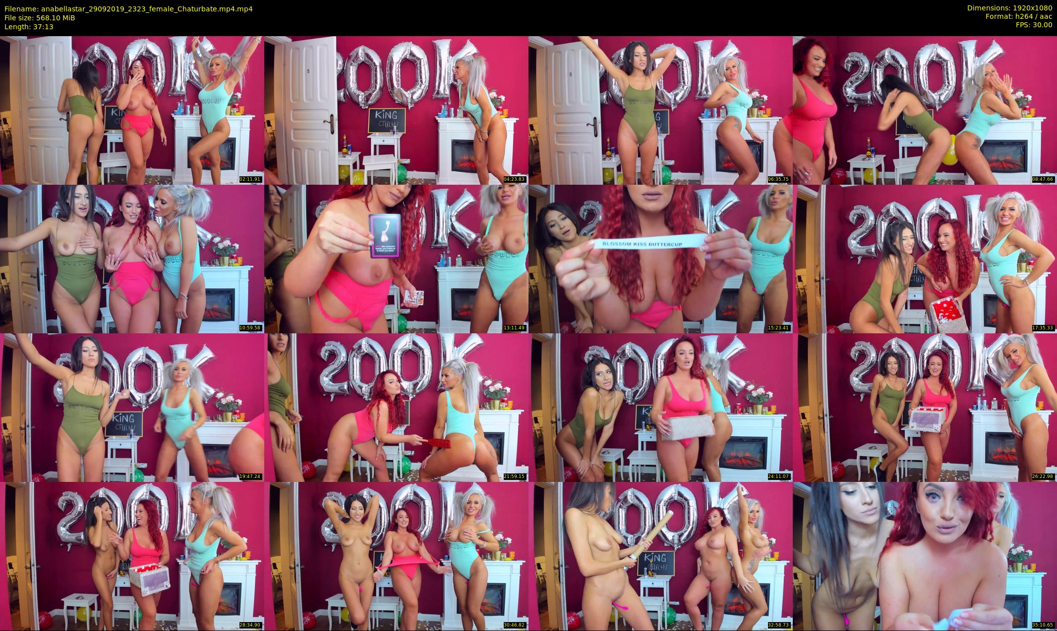 anabellastar — 38 minute Chaturbate female cam show recording, 1080p, Sep 29, 2019