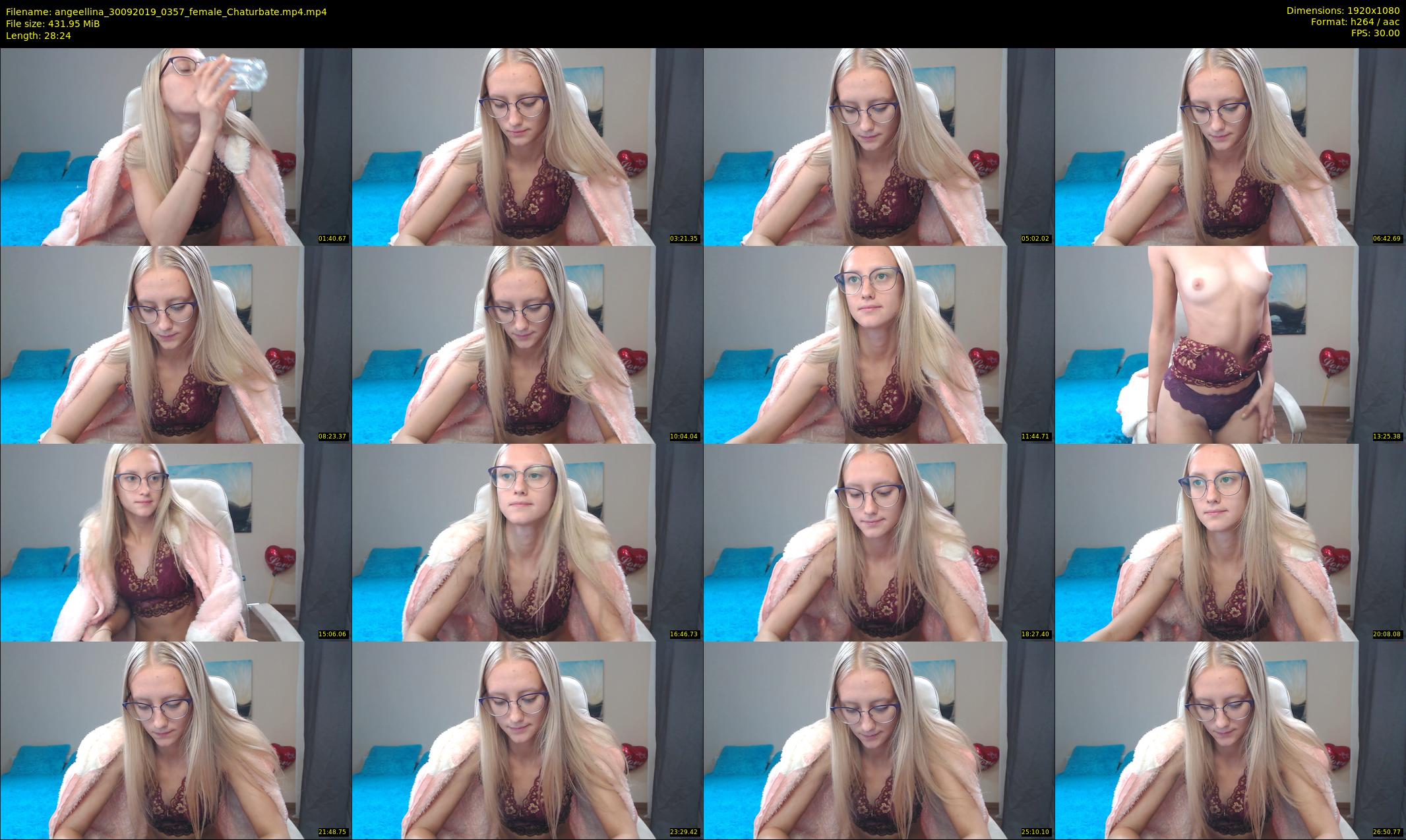 angeellina — 29 minute Chaturbate female cam show recording, 1080p, Sep 30, 2019