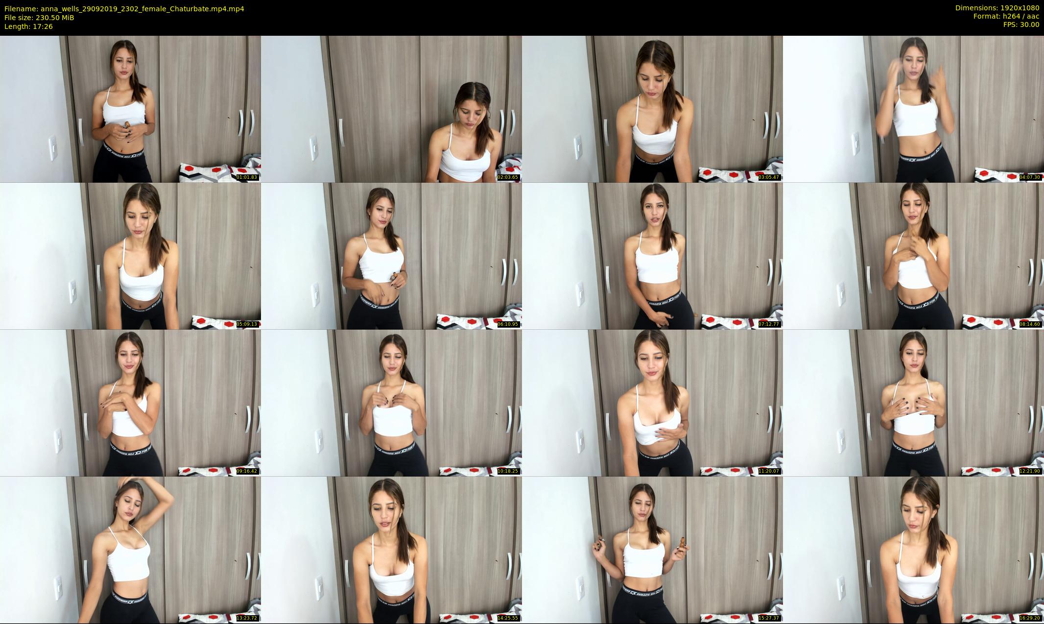 anna_wells — 18 minute Chaturbate female cam show recording, 1080p, Sep 29, 2019