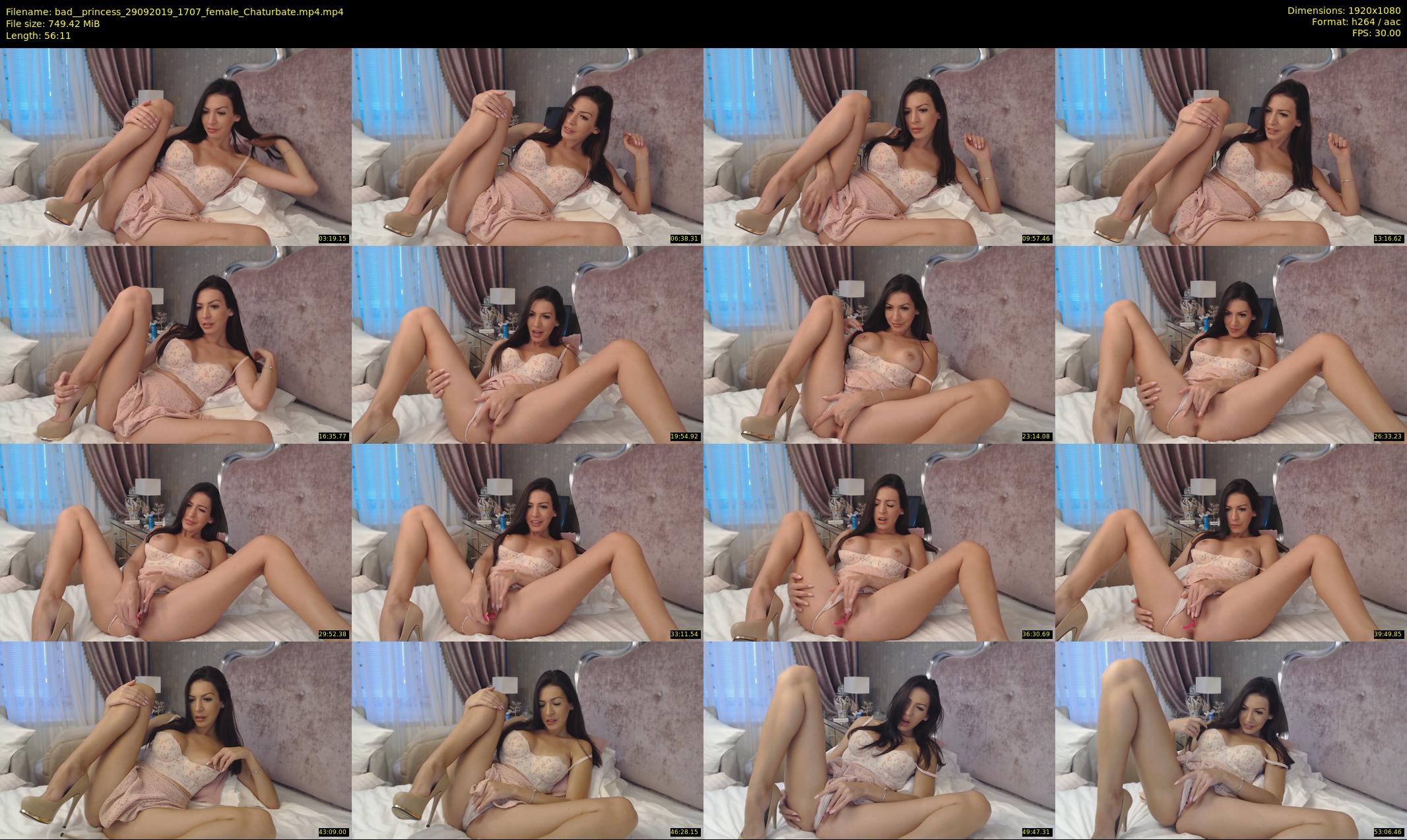bad__princess — 57 minute Chaturbate female cam show recording, 1080p, Sep 29, 2019