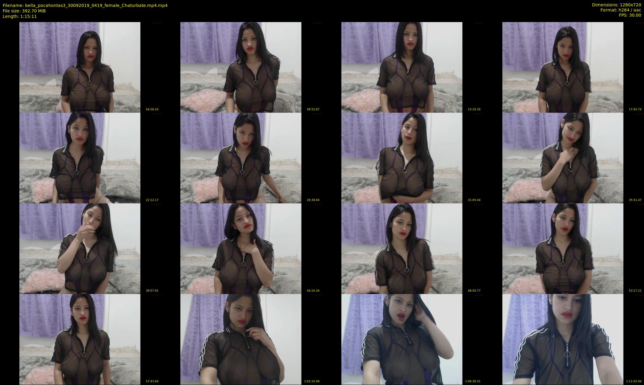 bella_pocahontas3 — 76 minute Chaturbate female cam show recording, 720p, Sep 30, 2019
