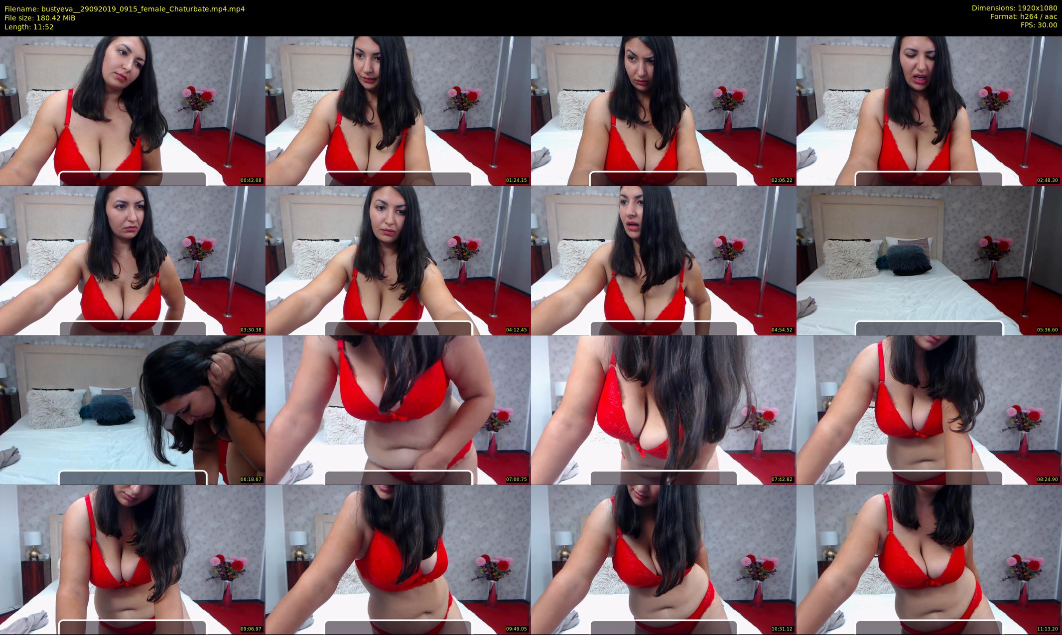 bustyeva_ — 12 minute Chaturbate female cam show recording, 1080p, Sep 29, 2019