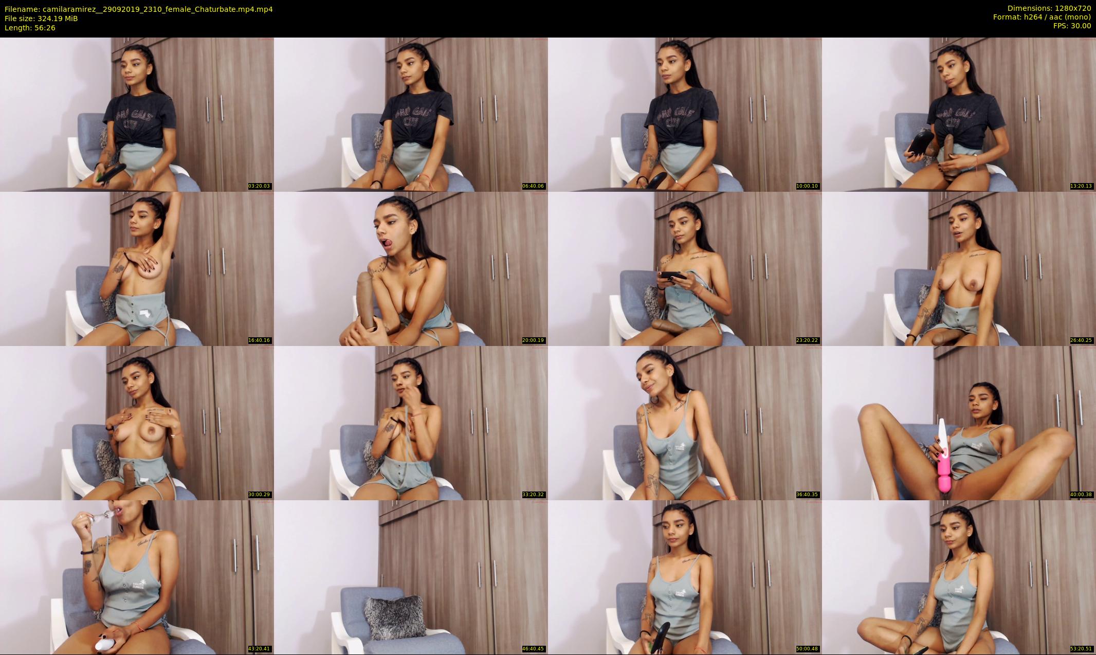 camilaramirez_ — 57 minute Chaturbate female cam show recording, 720p, Sep 29, 2019