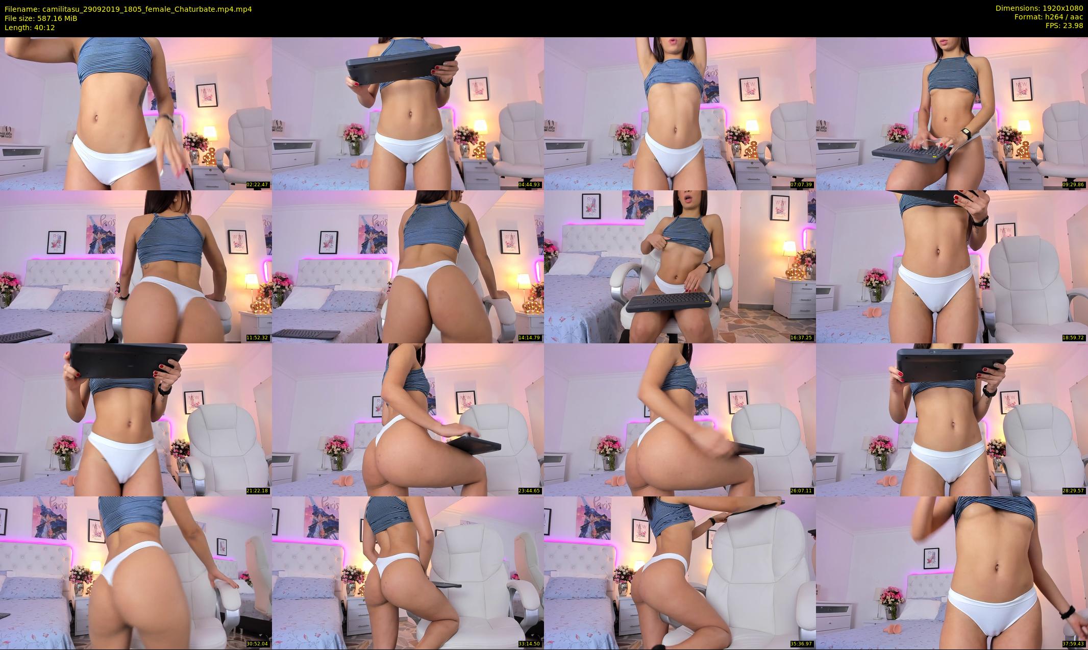 camilitasu — 41 minute Chaturbate female cam show recording, 1080p, Sep 29, 2019