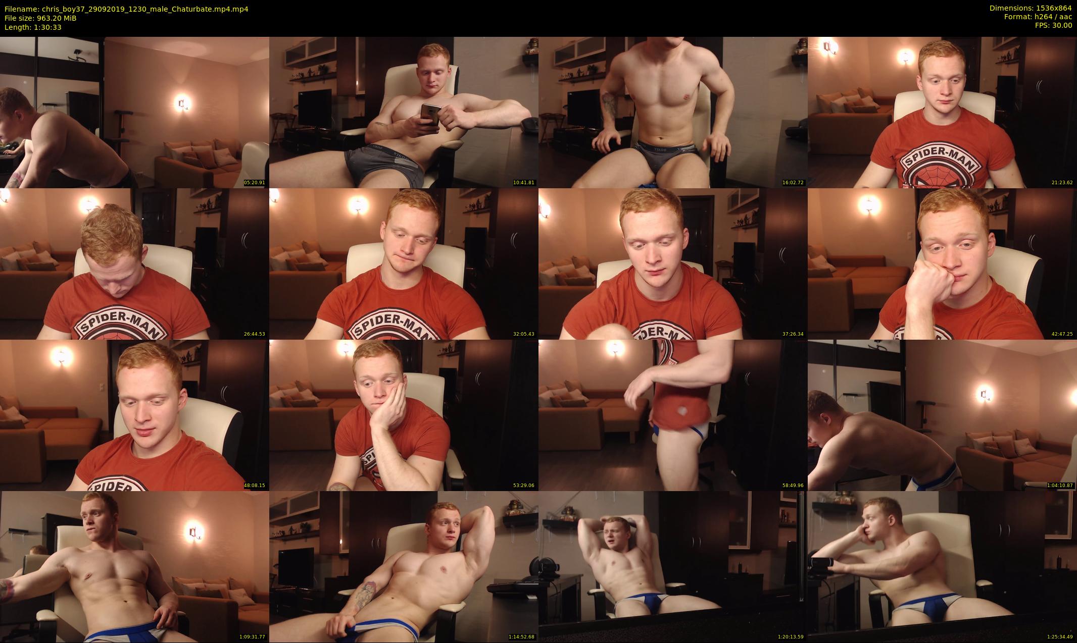 chris_boy37 — 91 minute Chaturbate male cam show recording, 720p, Sep 29, 2019