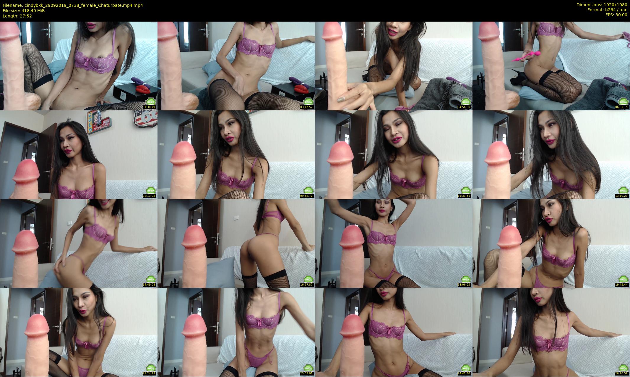cindybkk — 28 minute Chaturbate female cam show recording, 1080p, Sep 29, 2019