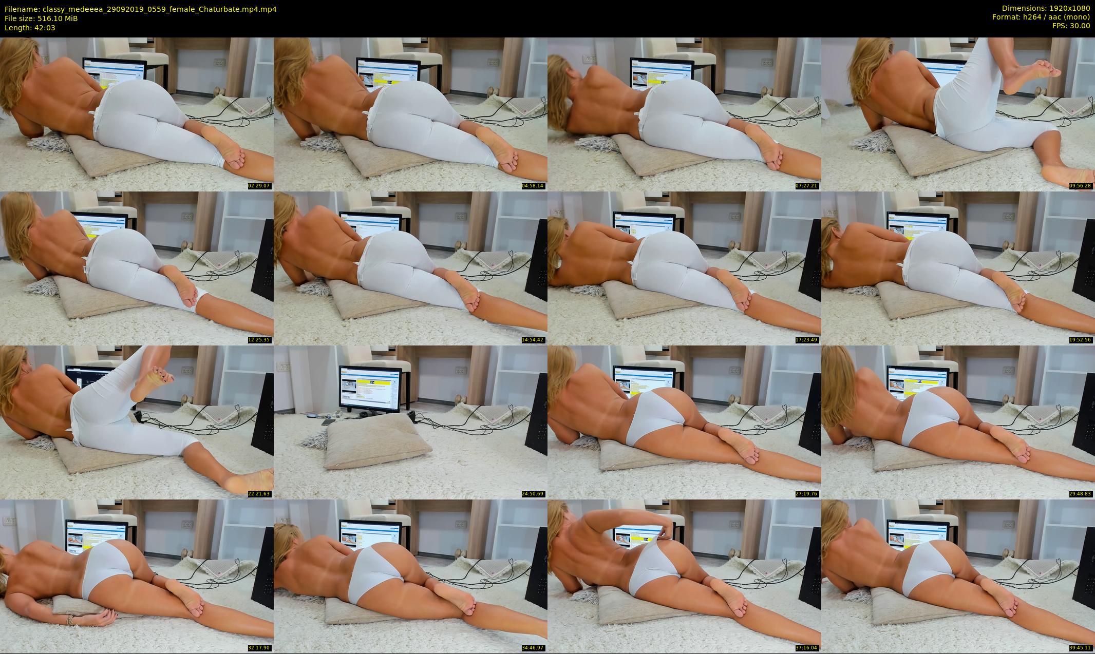 classy_medeeea — 43 minute Chaturbate female cam show recording, 1080p, Sep 29, 2019