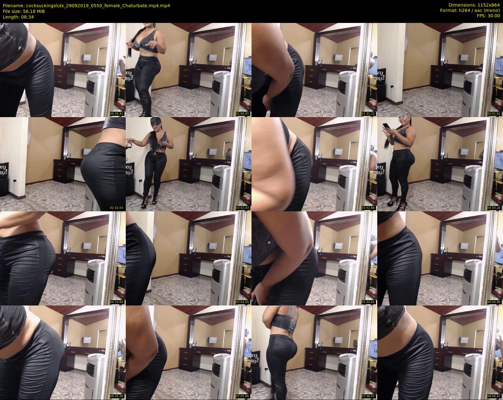 cocksuckingslutx — 9 minute Chaturbate female cam show recording, 720p, Sep 29, 2019