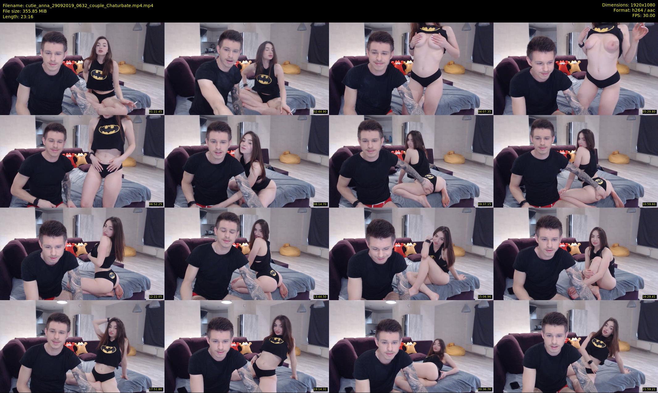cutie_anna — 24 minute Chaturbate couple cam show recording, 1080p, Sep 29, 2019