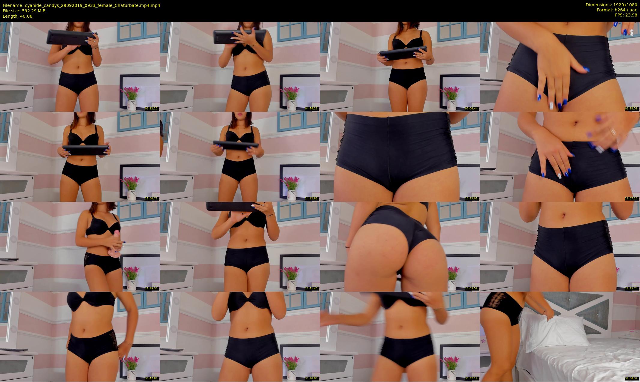 cyanide_candys — 41 minute Chaturbate female cam show recording, 1080p, Sep 29, 2019