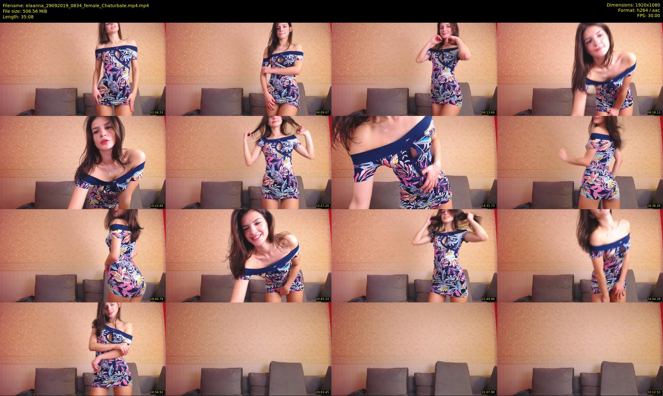 elaanna — 36 minute Chaturbate female cam show recording, 1080p, Sep 29, 2019