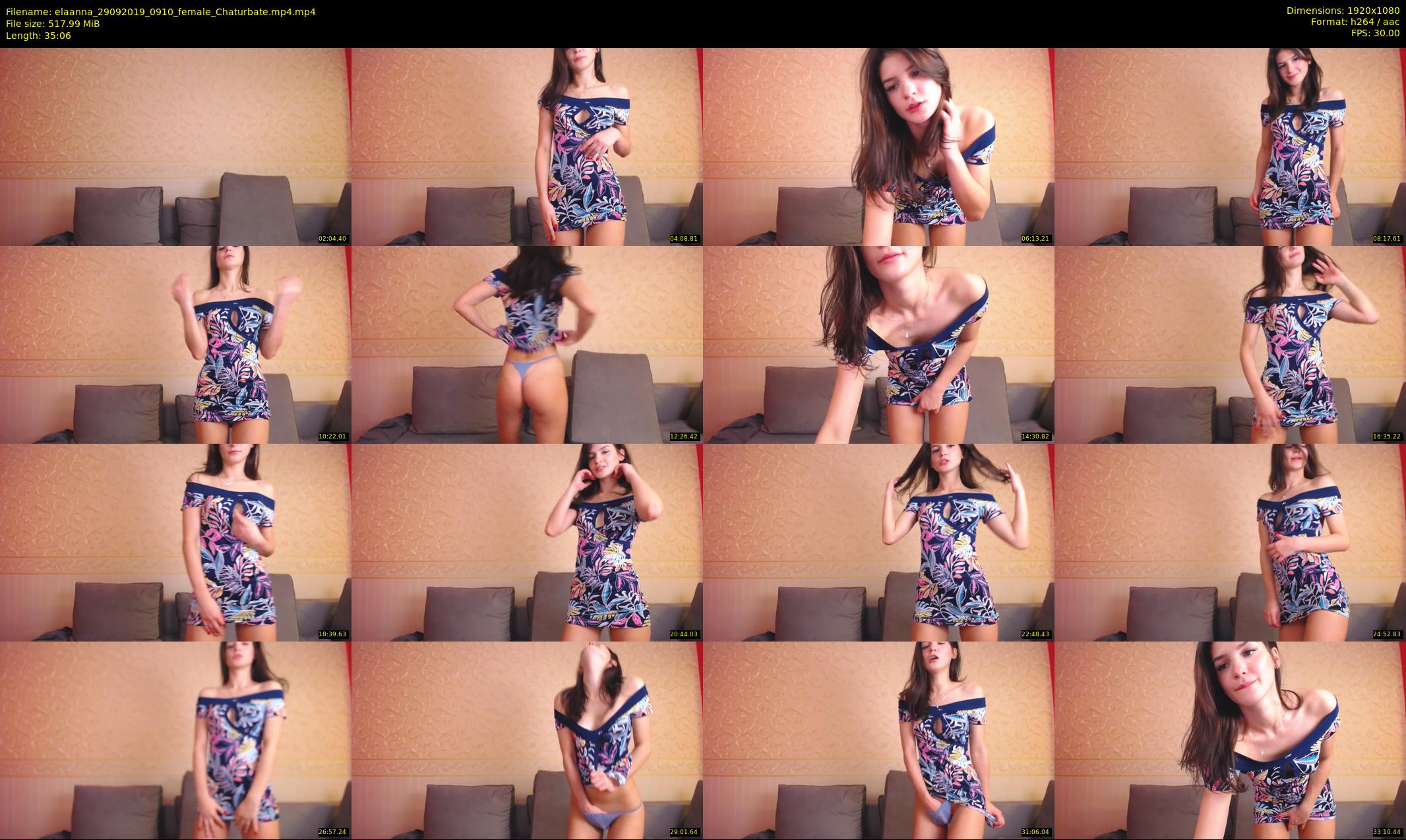elaanna — 36 minute Chaturbate female cam show recording, 1080p, Sep 29, 2019
