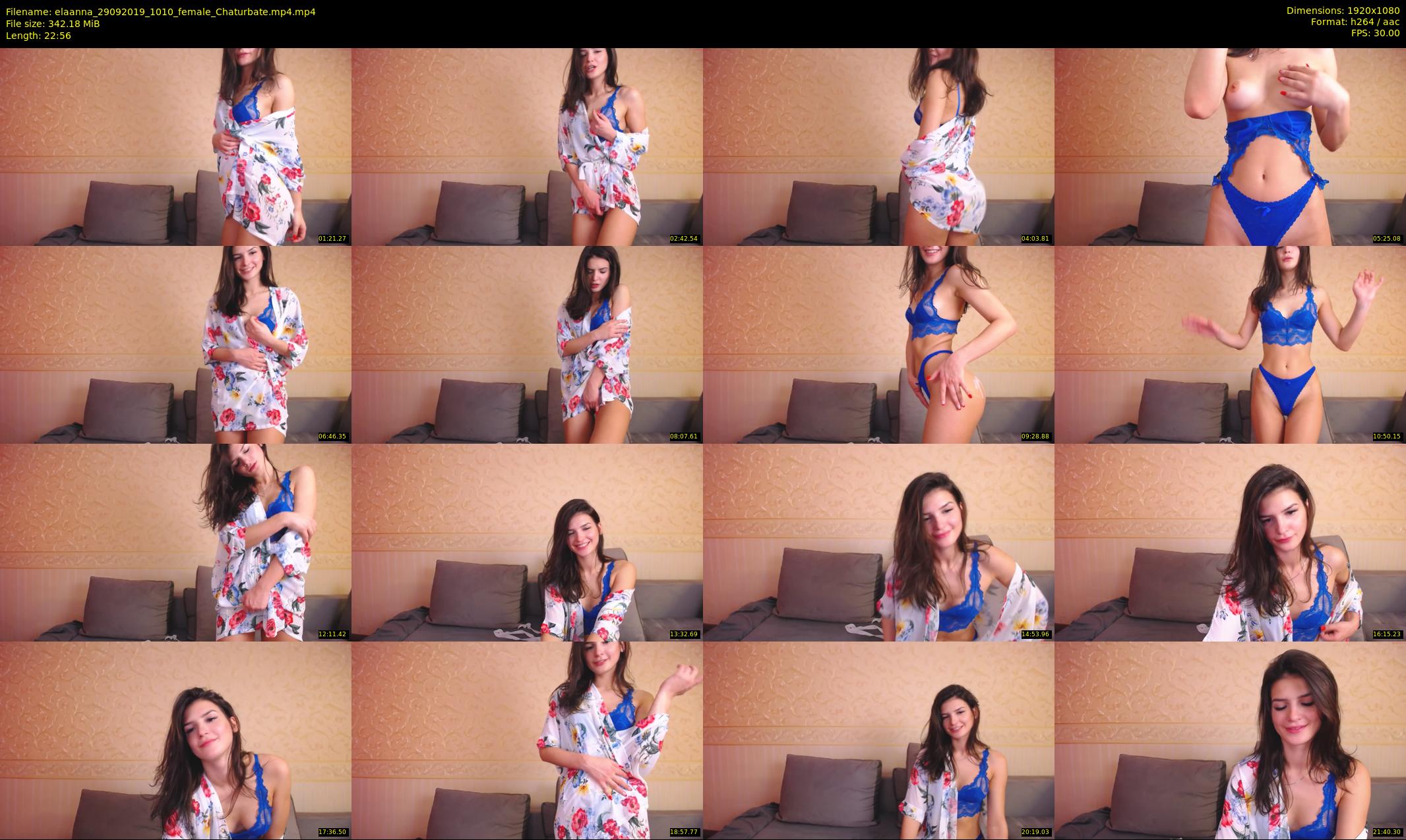elaanna — 23 minute Chaturbate female cam show recording, 1080p, Sep 29, 2019