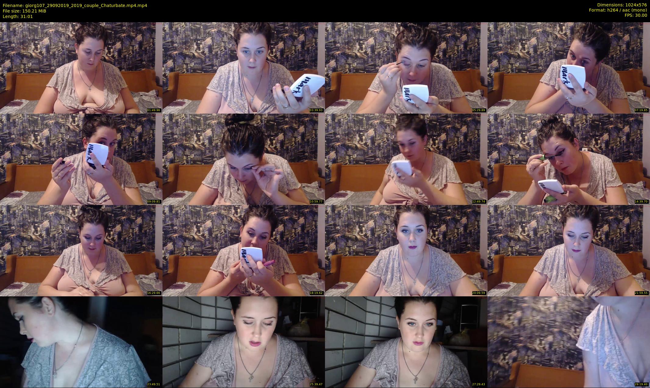 giorg107 — 32 minute Chaturbate couple cam show recording, 480p, Sep 29, 2019
