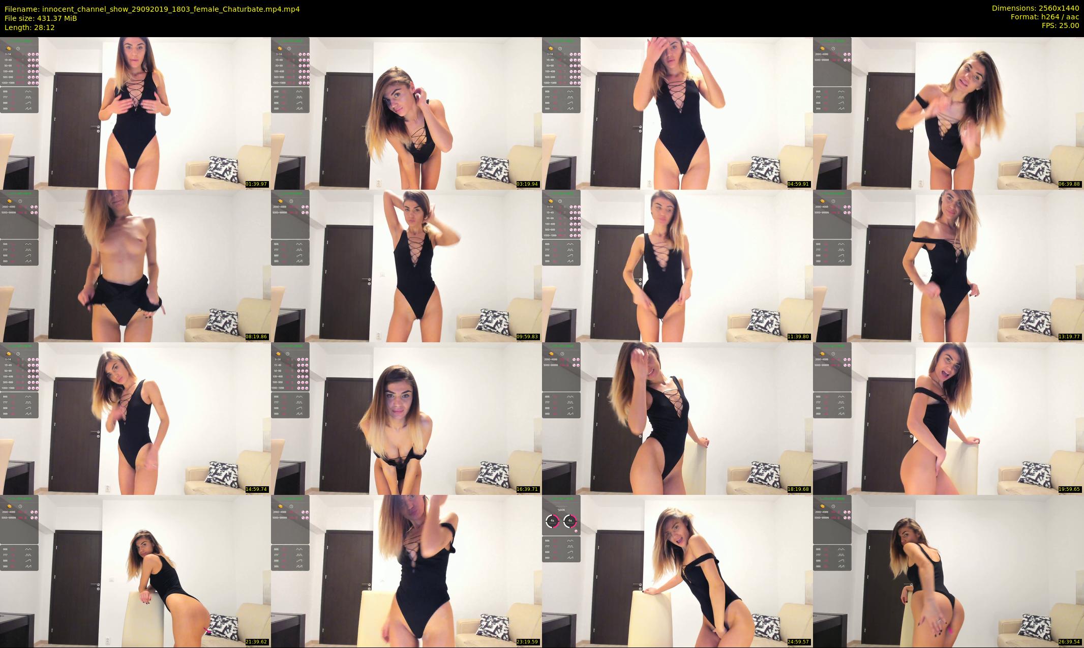 innocent_channel_show — 29 minute Chaturbate female cam show recording, 1080p, Sep 29, 2019