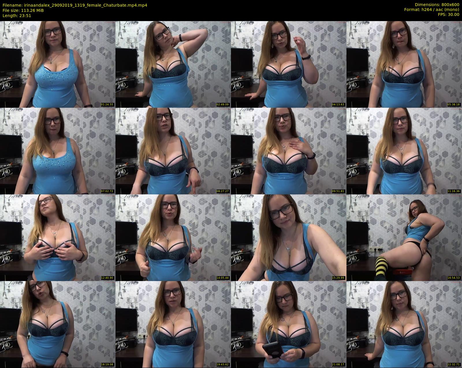 irinaandalex — 24 minute Chaturbate couple cam show recording, 480p, Sep 29, 2019