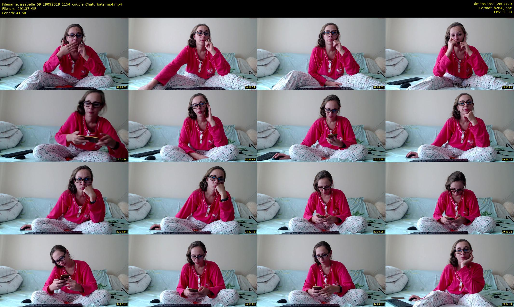 issabelle_69 — 42 minute Chaturbate couple cam show recording, 720p, Sep 29, 2019