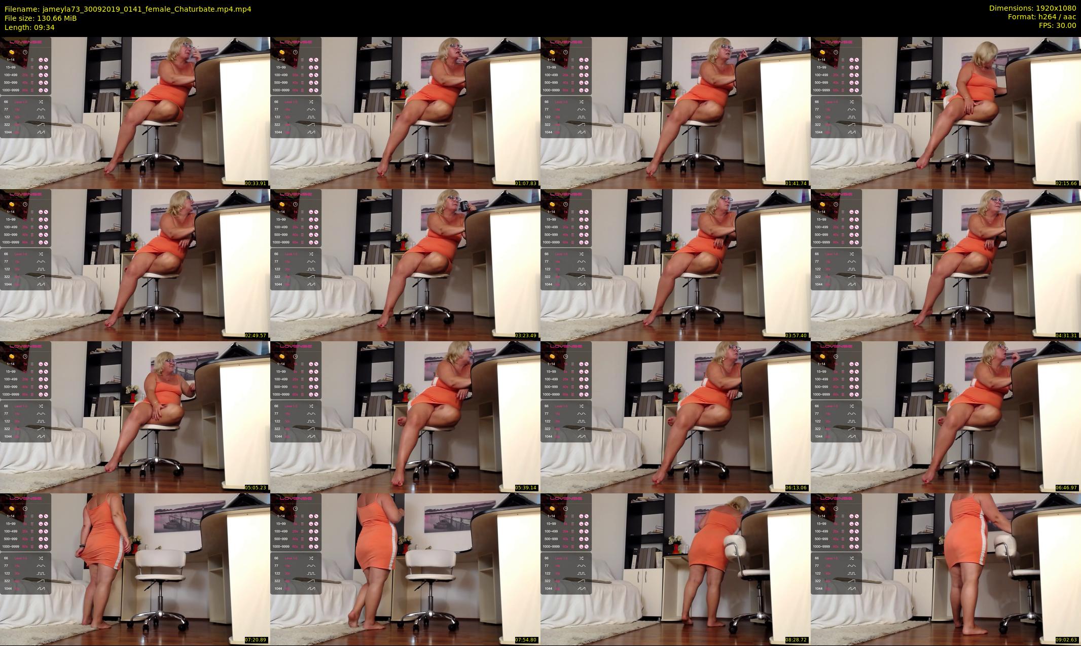 jameyla73 — 10 minute Chaturbate female cam show recording, 1080p, Sep 30, 2019