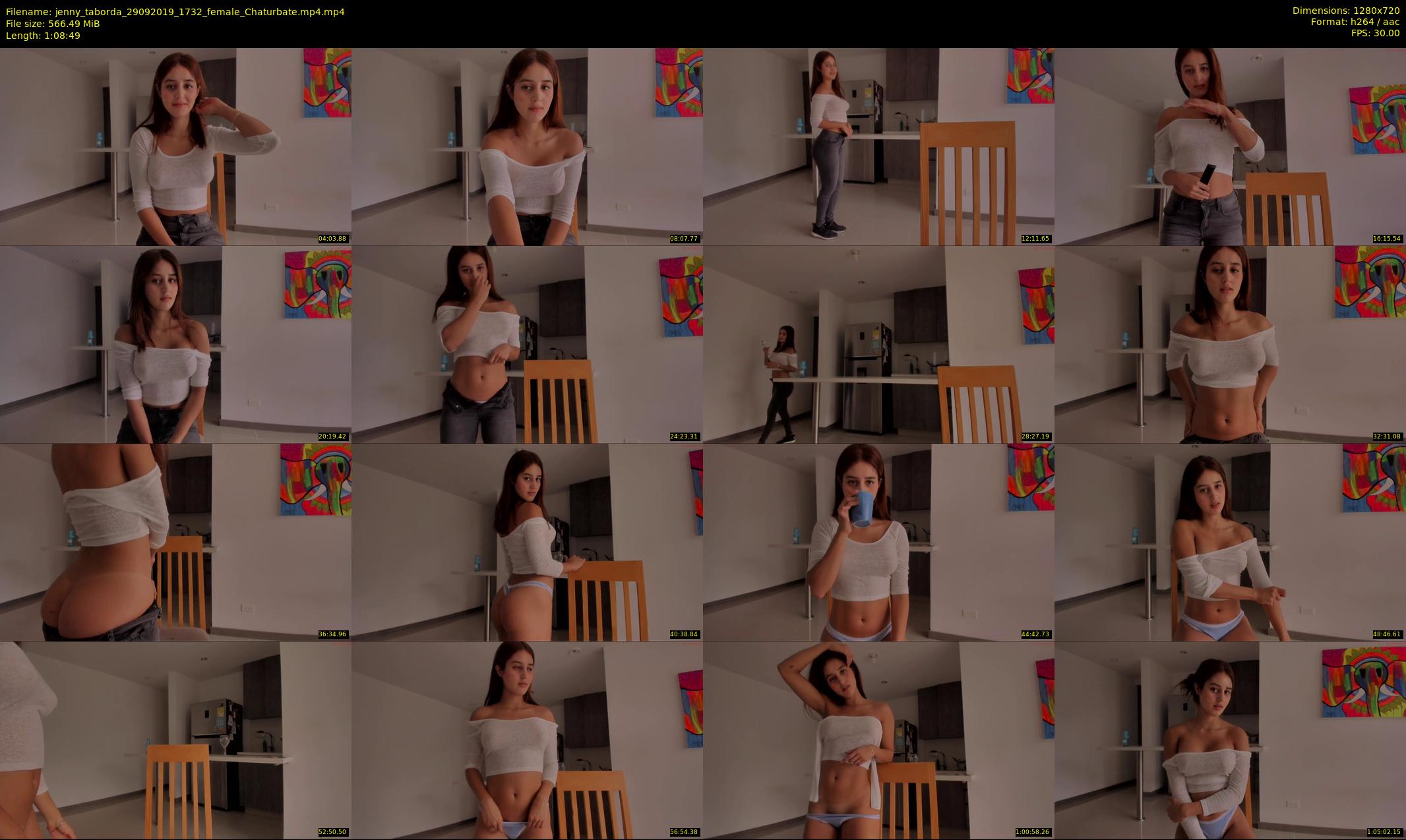 jenny_taborda — 69 minute Chaturbate female cam show recording, 720p, Sep 29, 2019