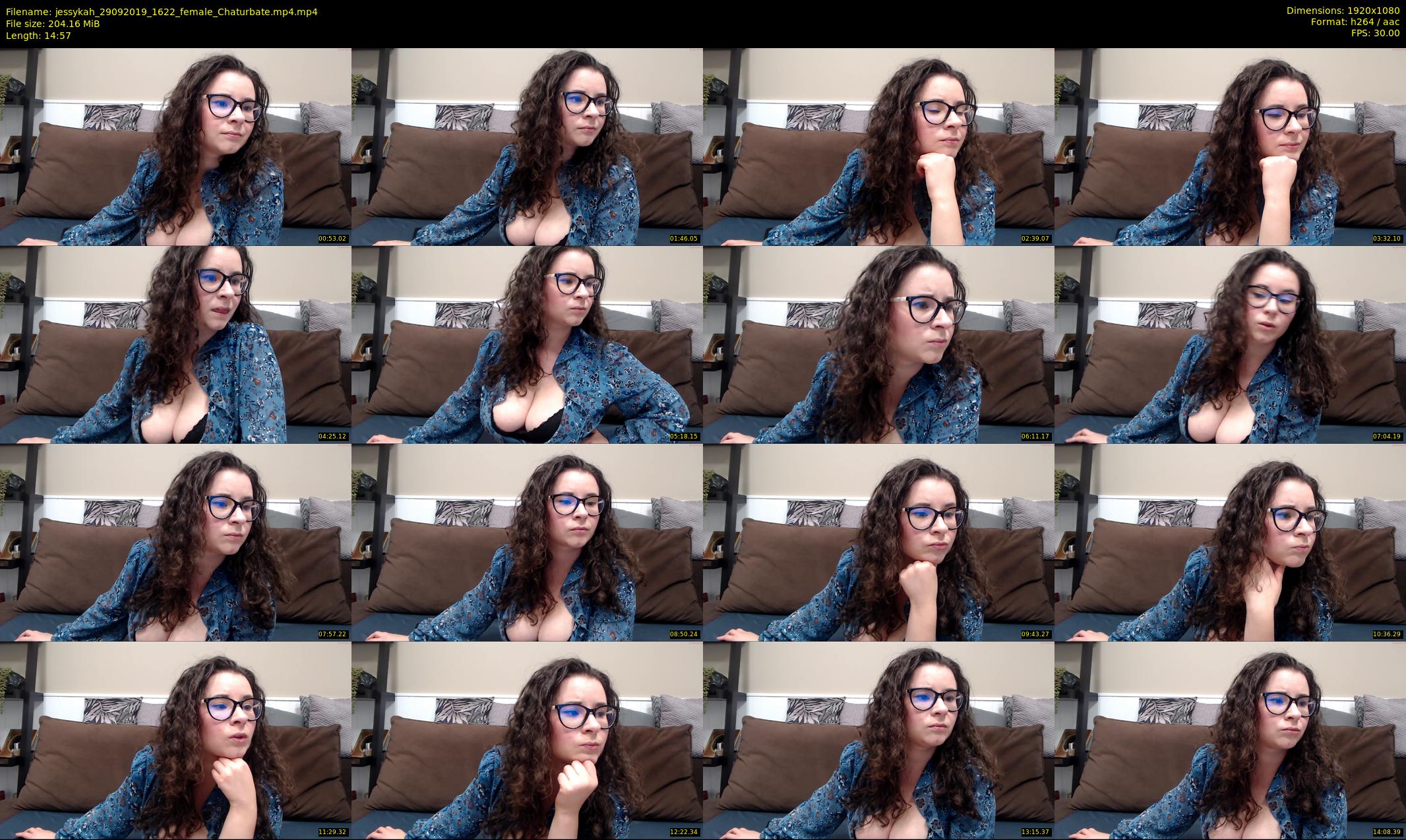 jessykah — 15 minute Chaturbate female cam show recording, 1080p, Sep 29, 2019