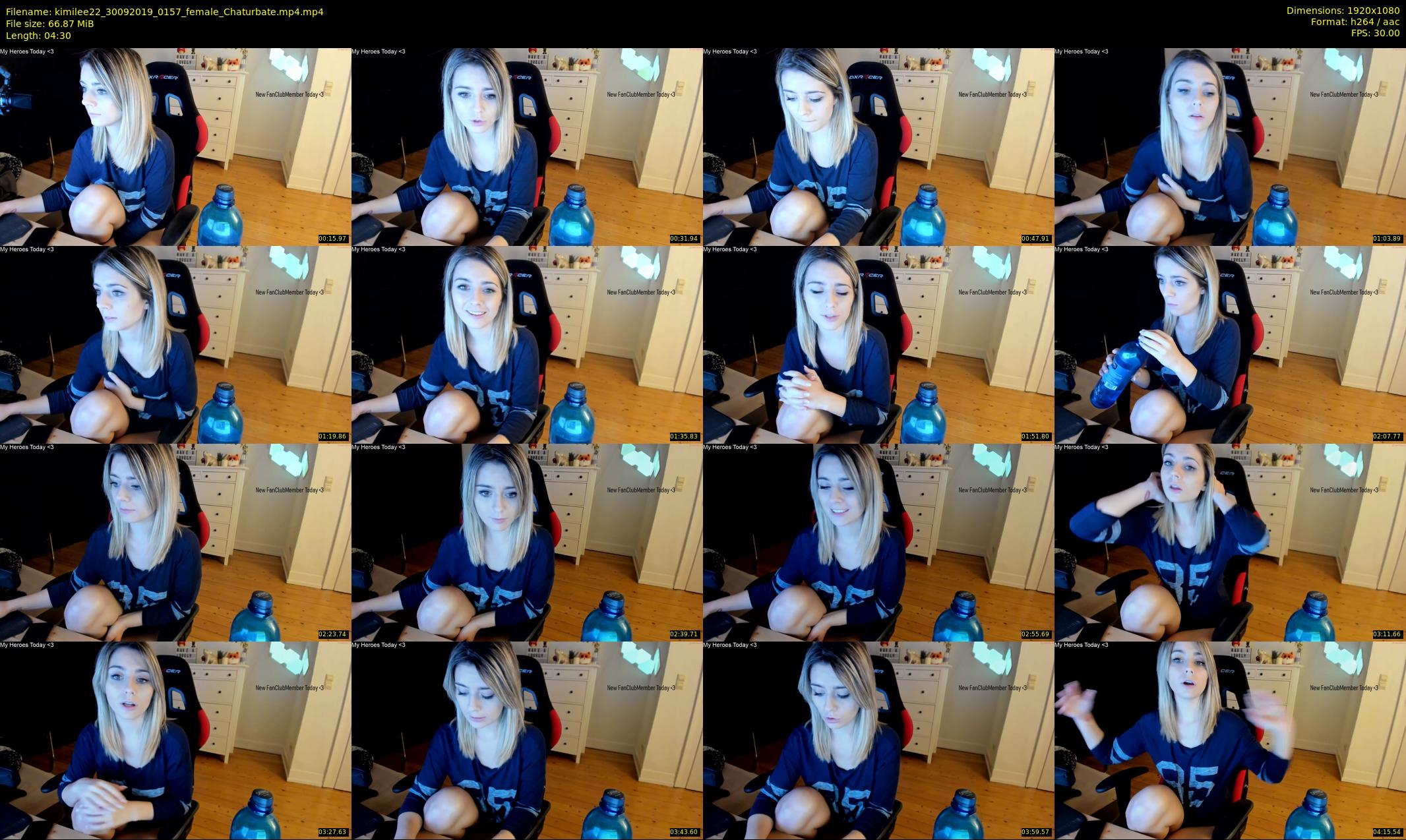 kimilee22 — 5 minute Chaturbate female cam show recording, 1080p, Sep 30, 2019