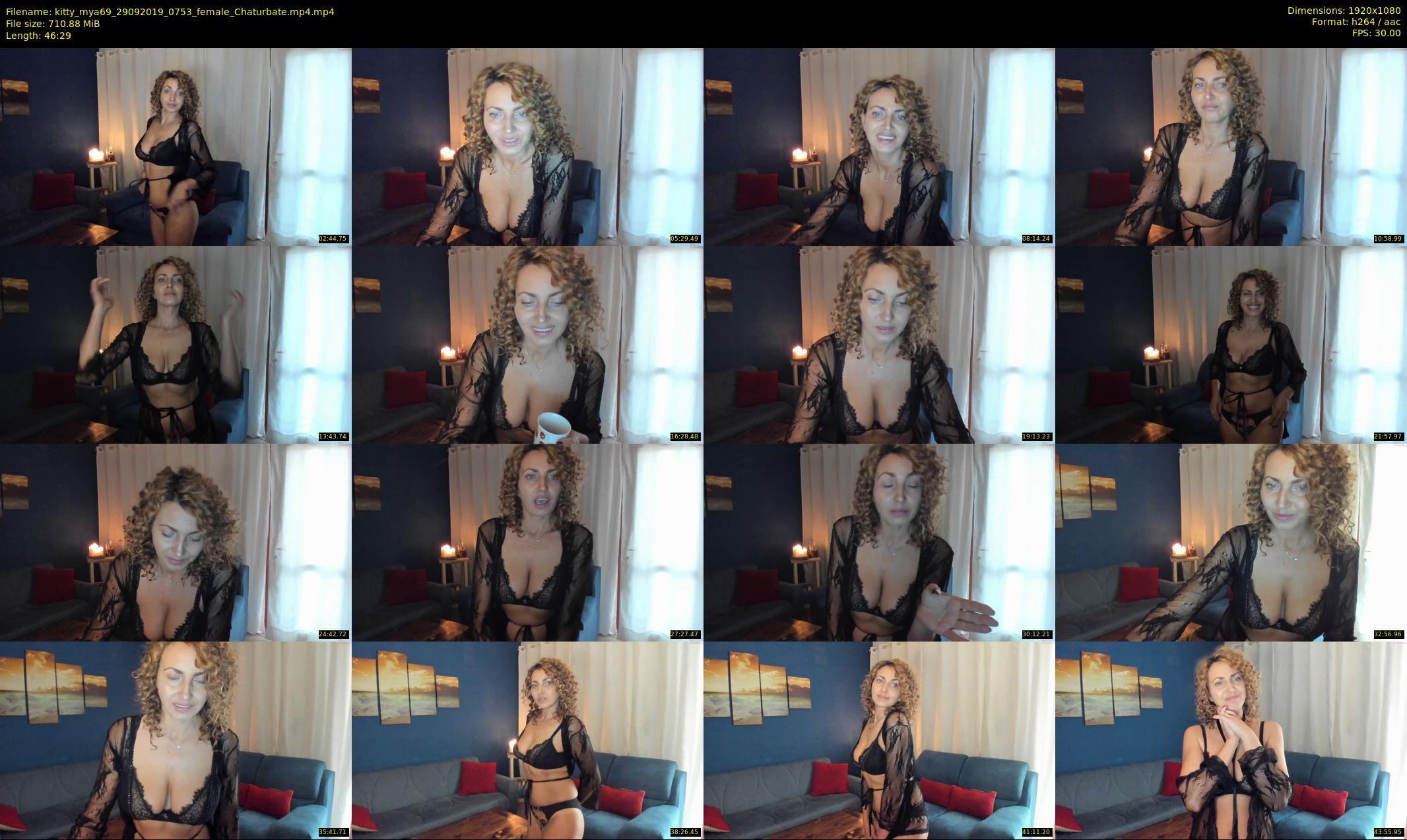 kitty_mya69 — 47 minute Chaturbate female cam show recording, 1080p, Sep 29, 2019