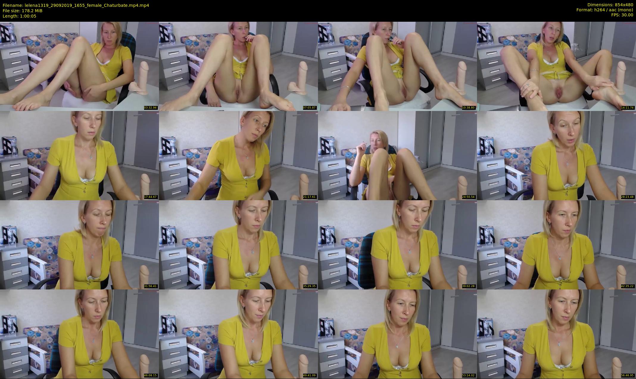 lelena1319 — 61 minute Chaturbate female cam show recording, 480p, Sep 29, 2019