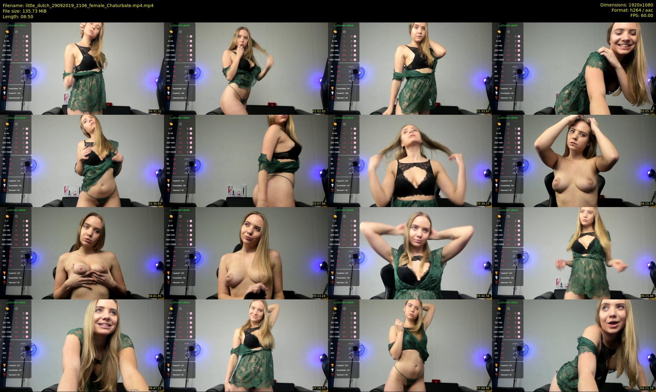 little_dutch — 9 minute Chaturbate female cam show recording, 1080p, Sep 29, 2019