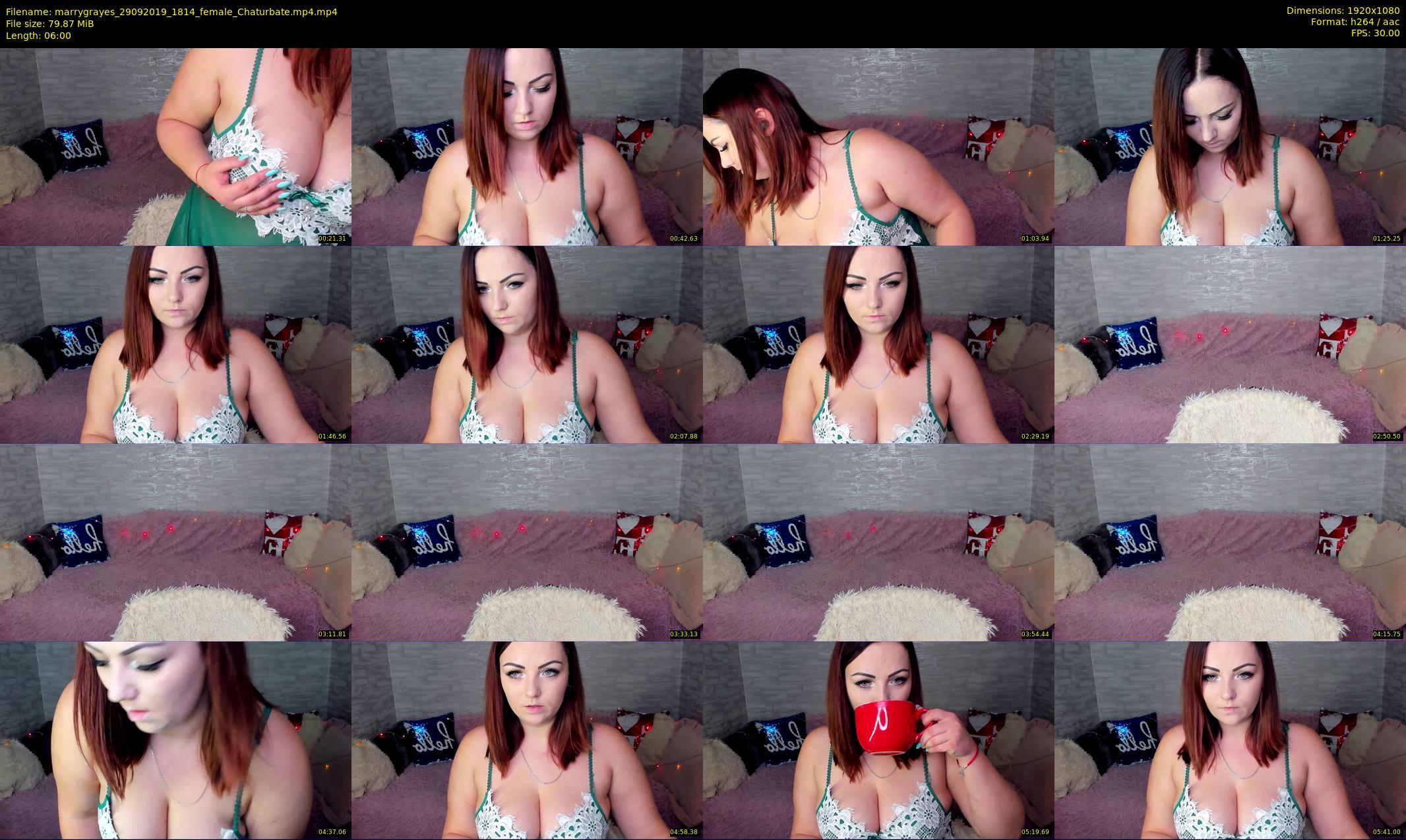 marrygrayes — 6 minute Chaturbate female cam show recording, 1080p, Sep 29, 2019