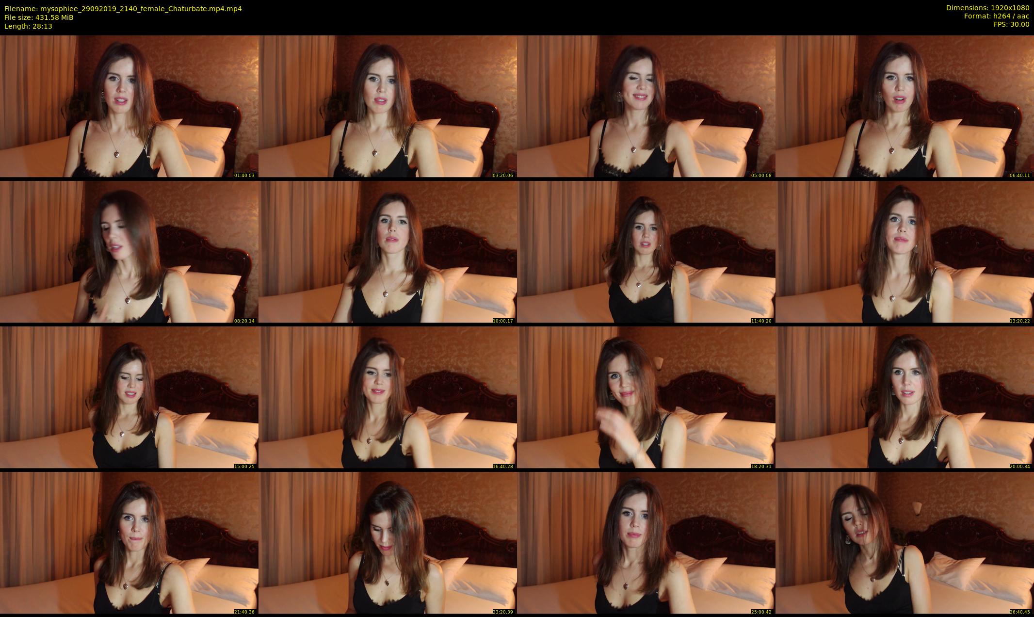 mysophiee — 29 minute Chaturbate female cam show recording, 1080p, Sep 29, 2019
